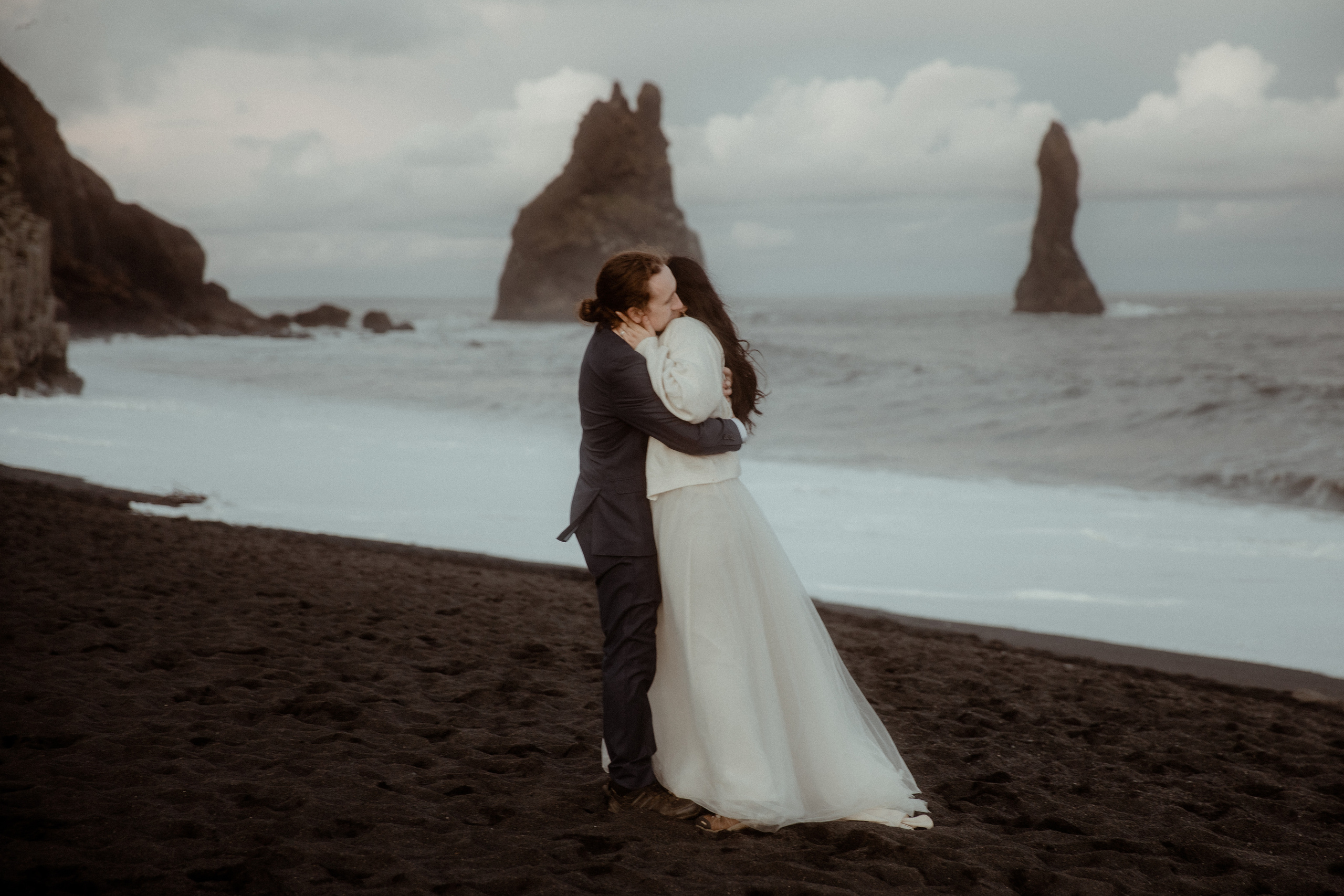 Hiking Iceland Elopement. Iceland elopement photographer & videographer