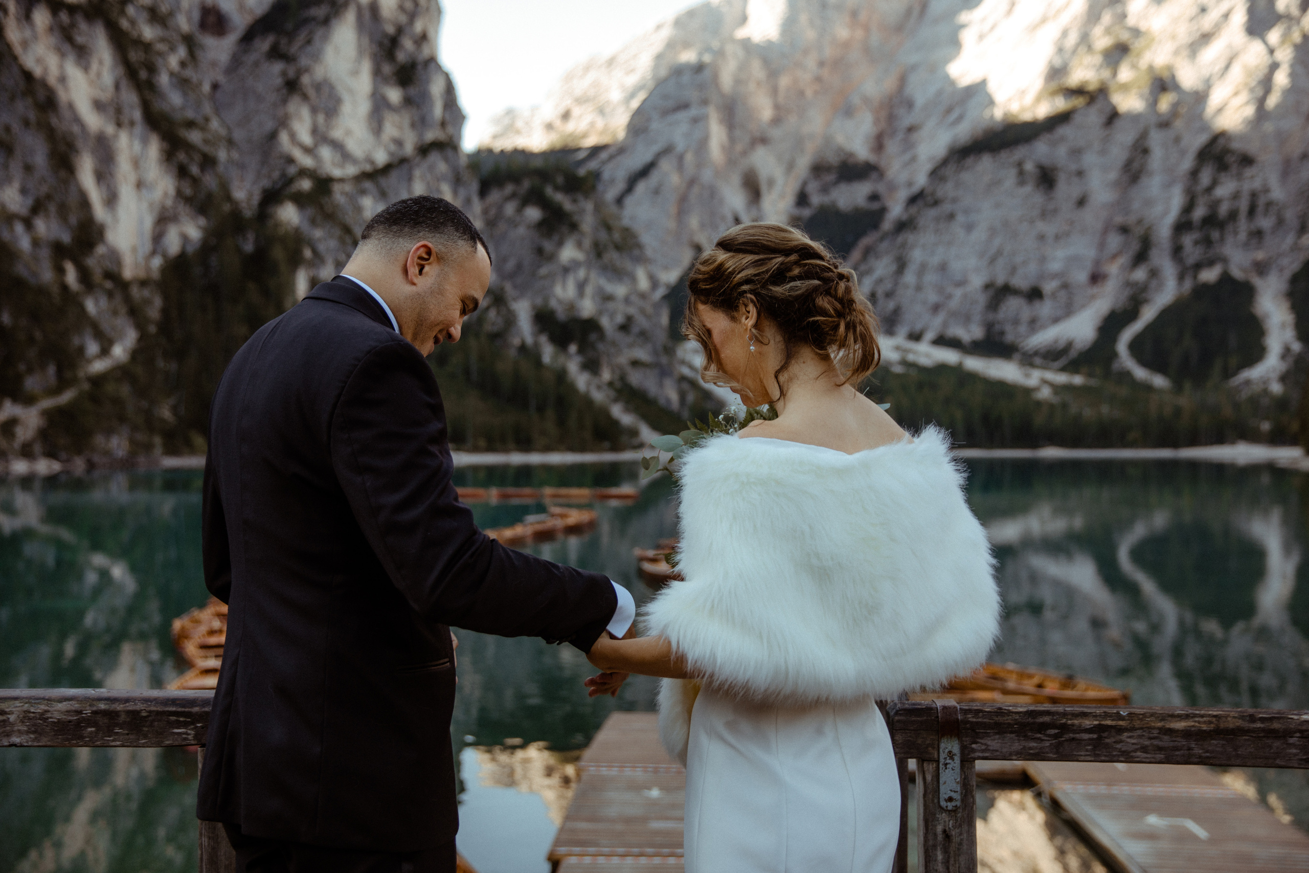 Sunrise Dolomites Elopement. Iceland elopement photographer & videographer