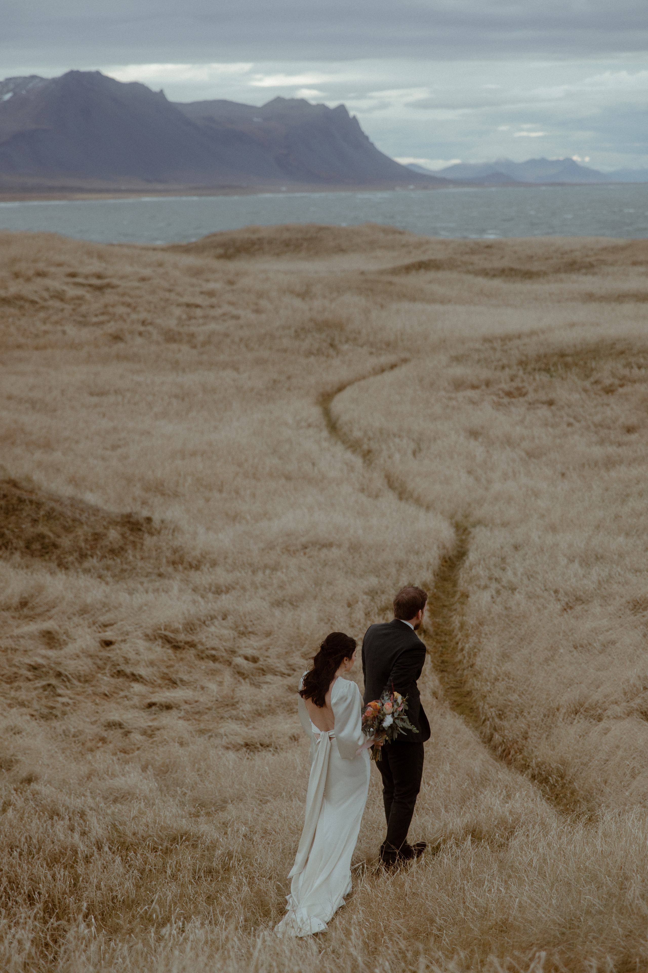 Elopement at Snaefellsnes Iceland | Wedding photos with Icelandic horses. Iceland elopement photo and video | Nikolaichik Photo