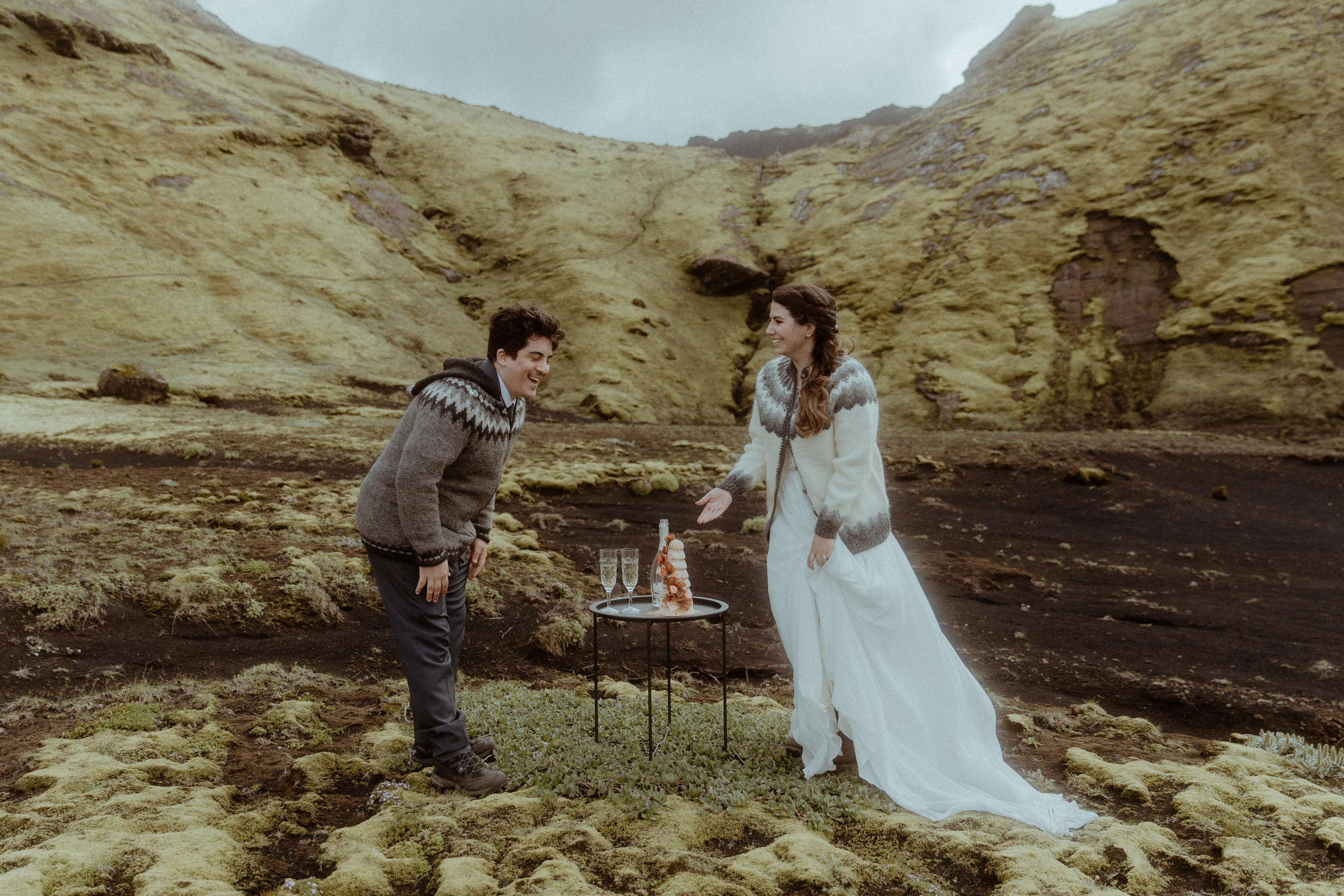 Private Black Sand Beach Elopement. Iceland elopement photographer & videographer