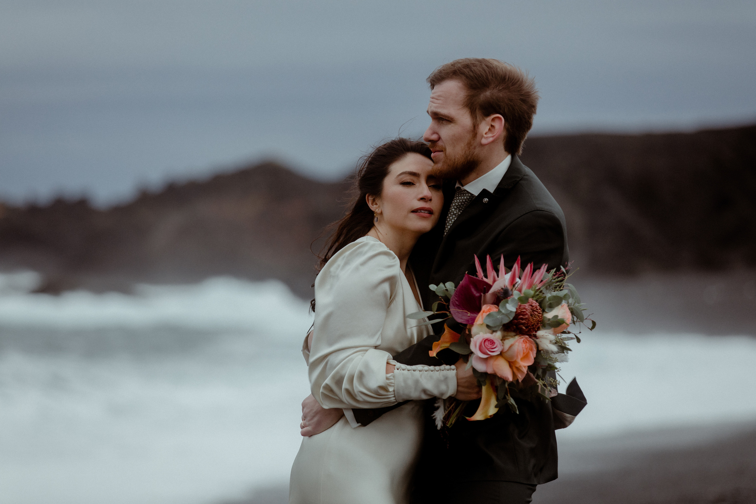 Elopement at Snaefellsnes Iceland | Wedding photos with Icelandic horses. Iceland elopement photo and video | Nikolaichik Photo