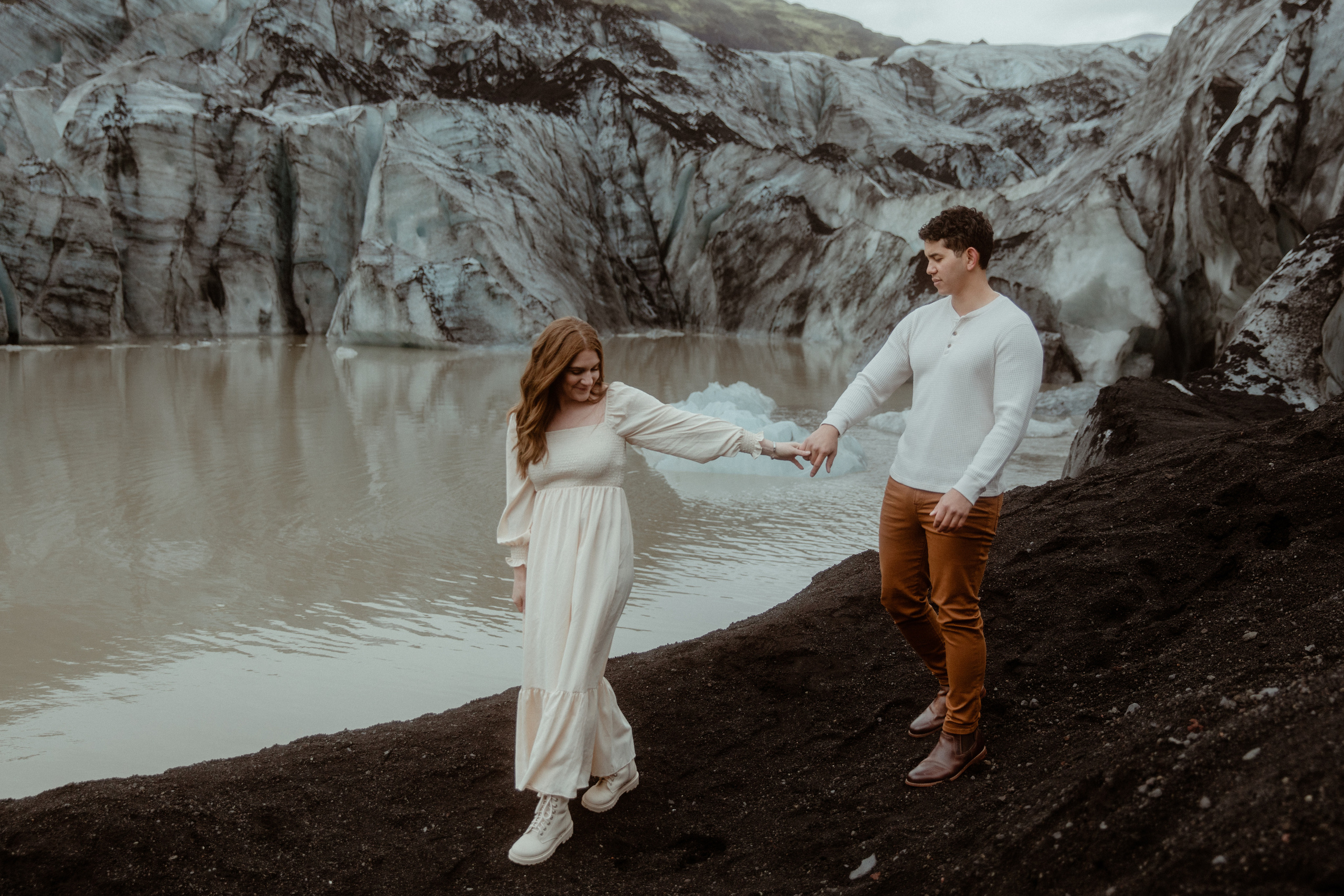 Engagement photoshoot in South Iceland. Iceland elopement photo and video | Nikolaichik Photo