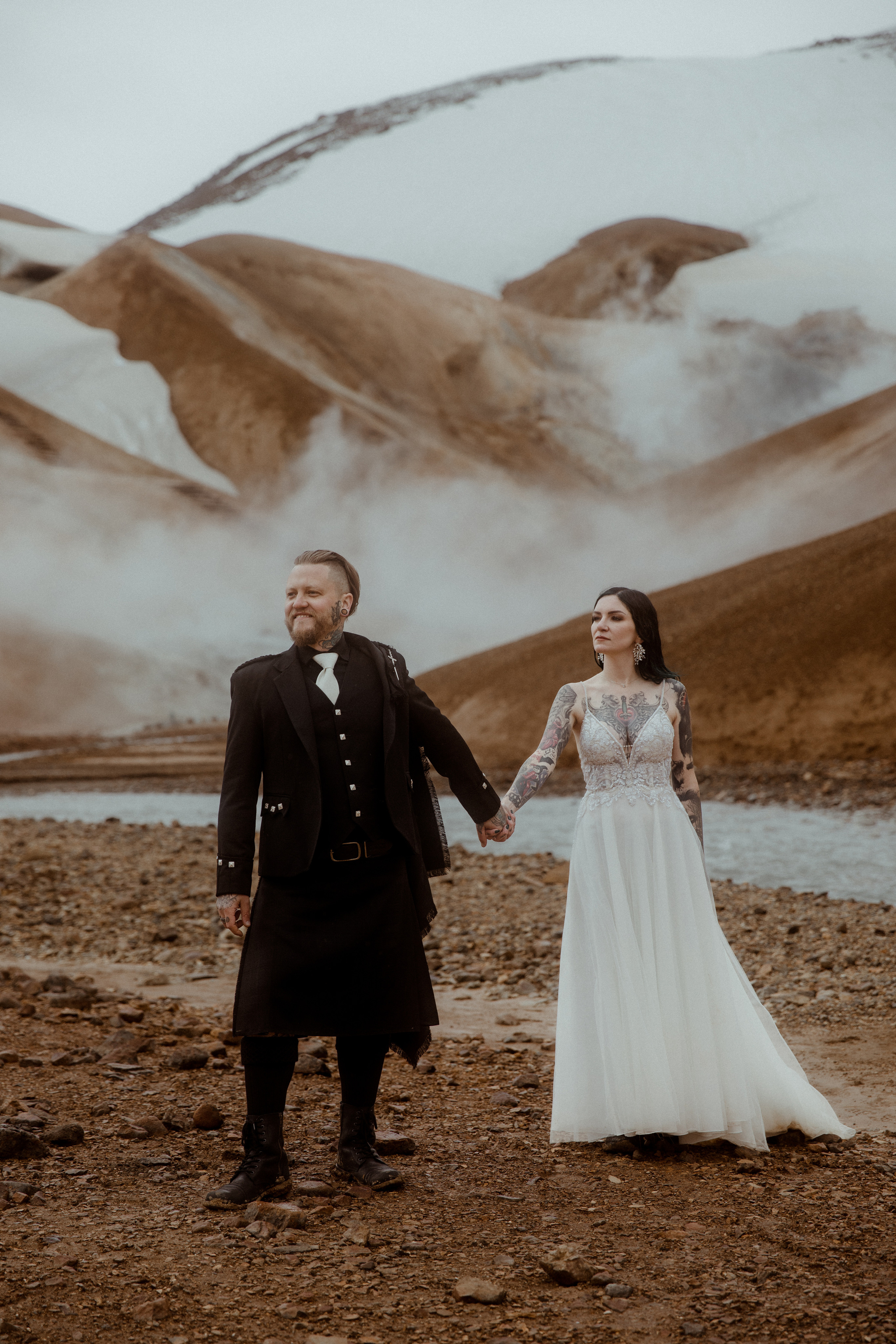 Wedding in Iceland’s Highlands. Iceland elopement photographer & videographer
