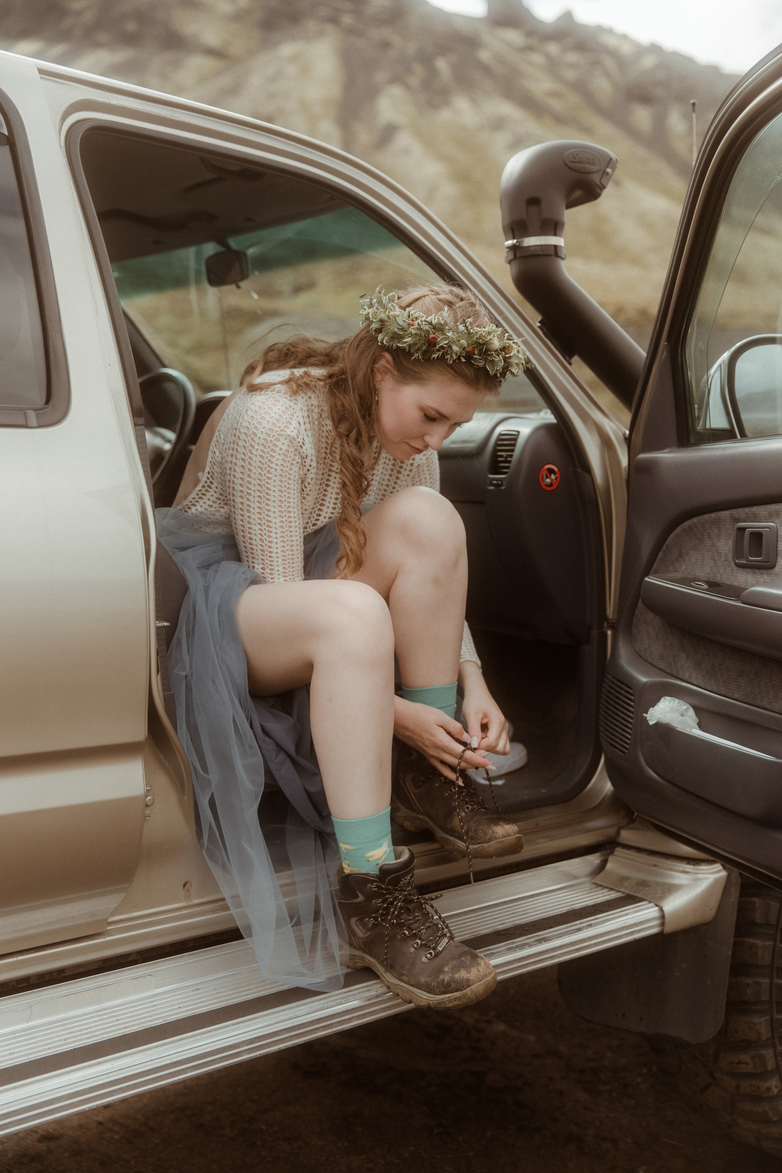 Iceland Secret Waterfall Elopement. Iceland elopement photo and video | Nikolaichik Photo