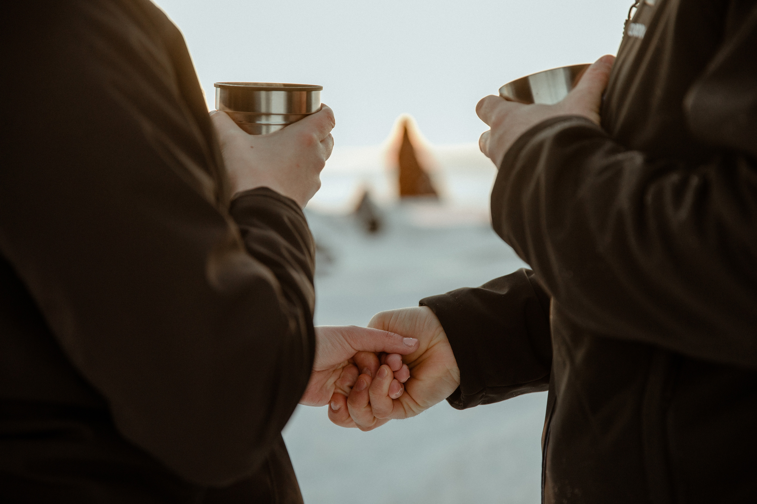 Golden Hour Elopement in Iceland. Iceland elopement photographer & videographer