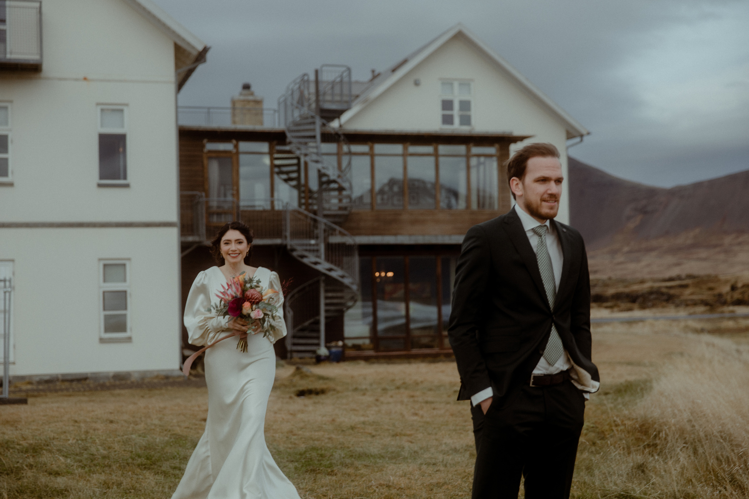 Elopement at Snaefellsnes Iceland | Wedding photos with Icelandic horses. Iceland elopement photo and video | Nikolaichik Photo