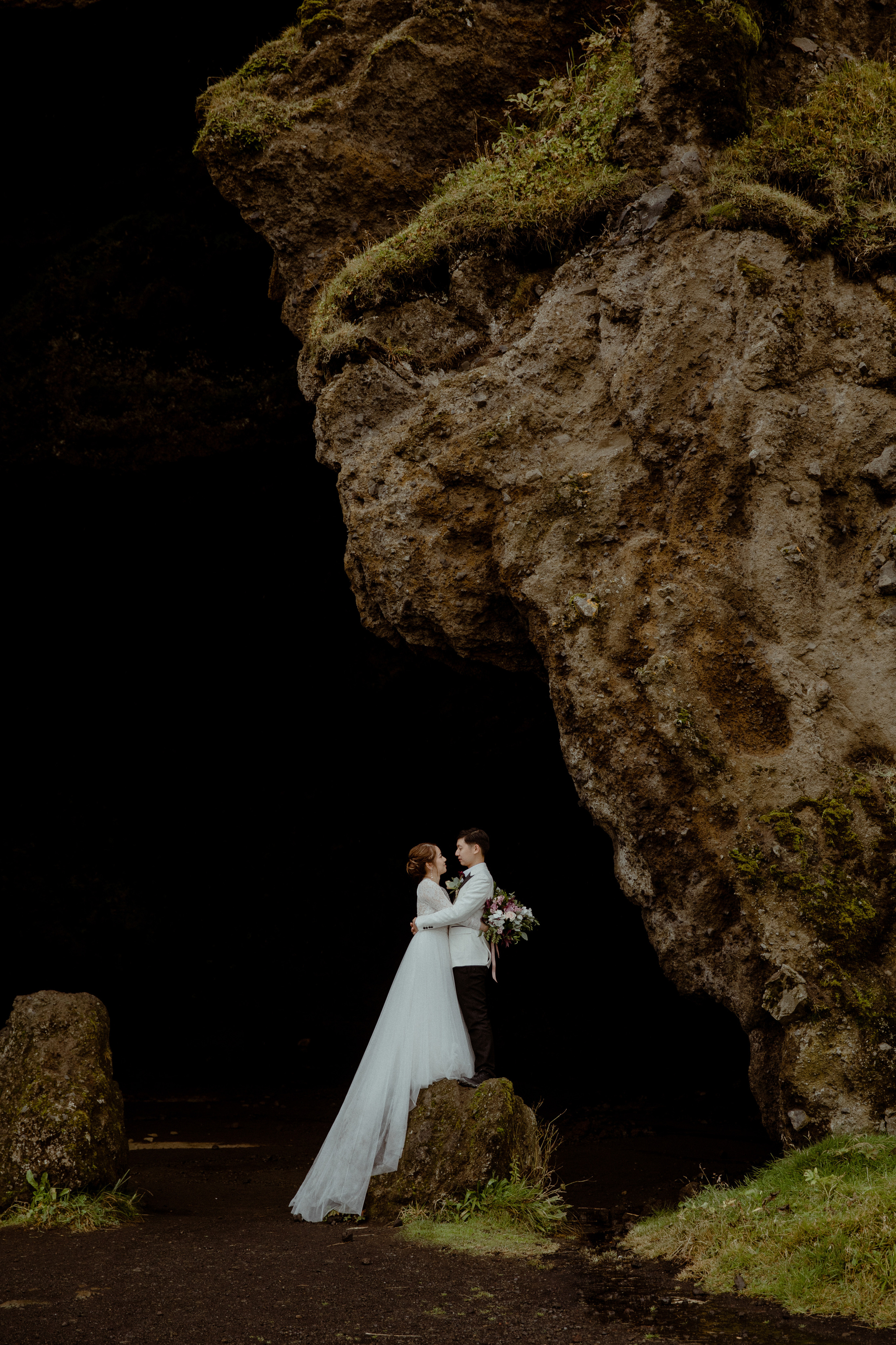 Adventure Ice Cave Elopement in Iceland. Iceland elopement photographer & videographer