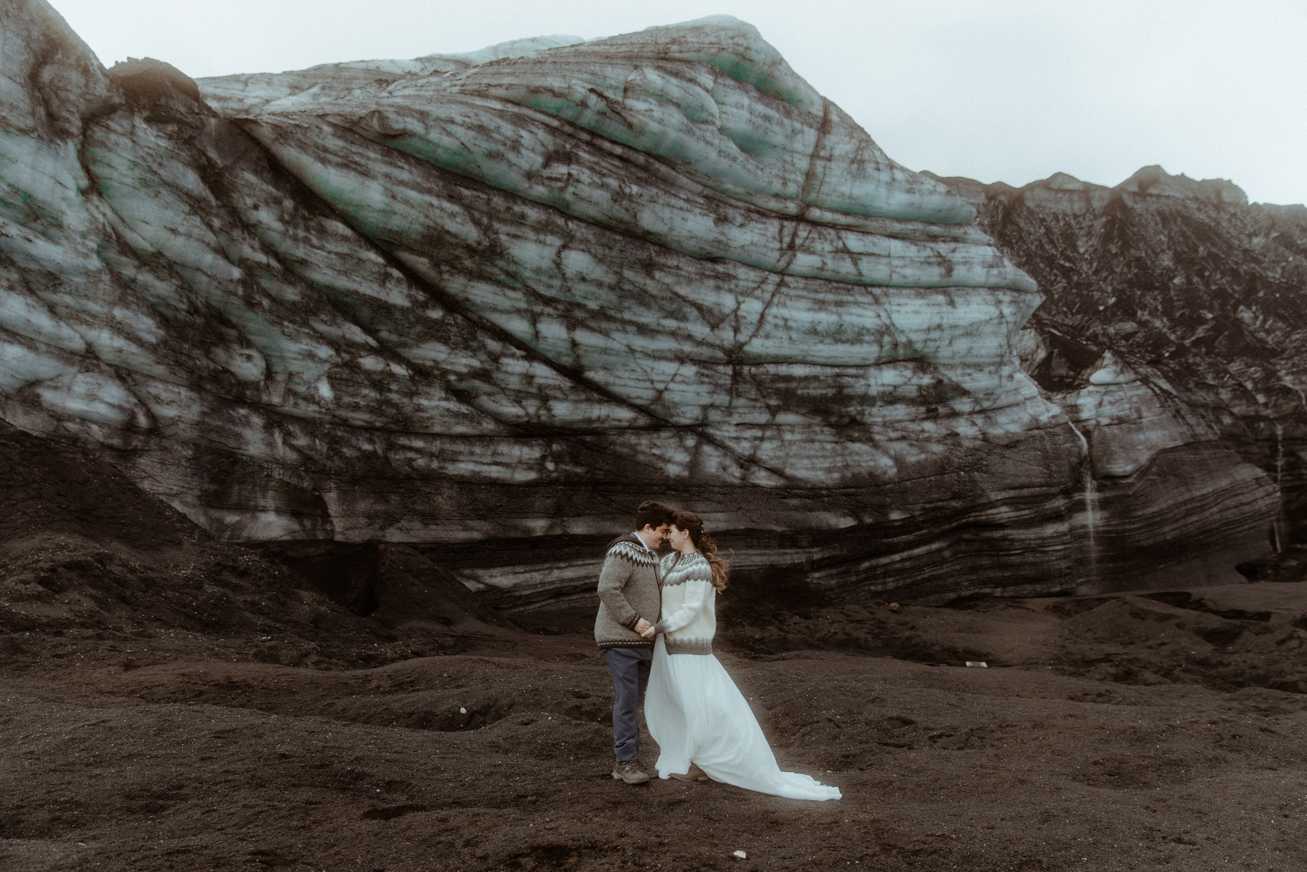 Private Black Sand Beach Elopement. Iceland elopement photographer & videographer