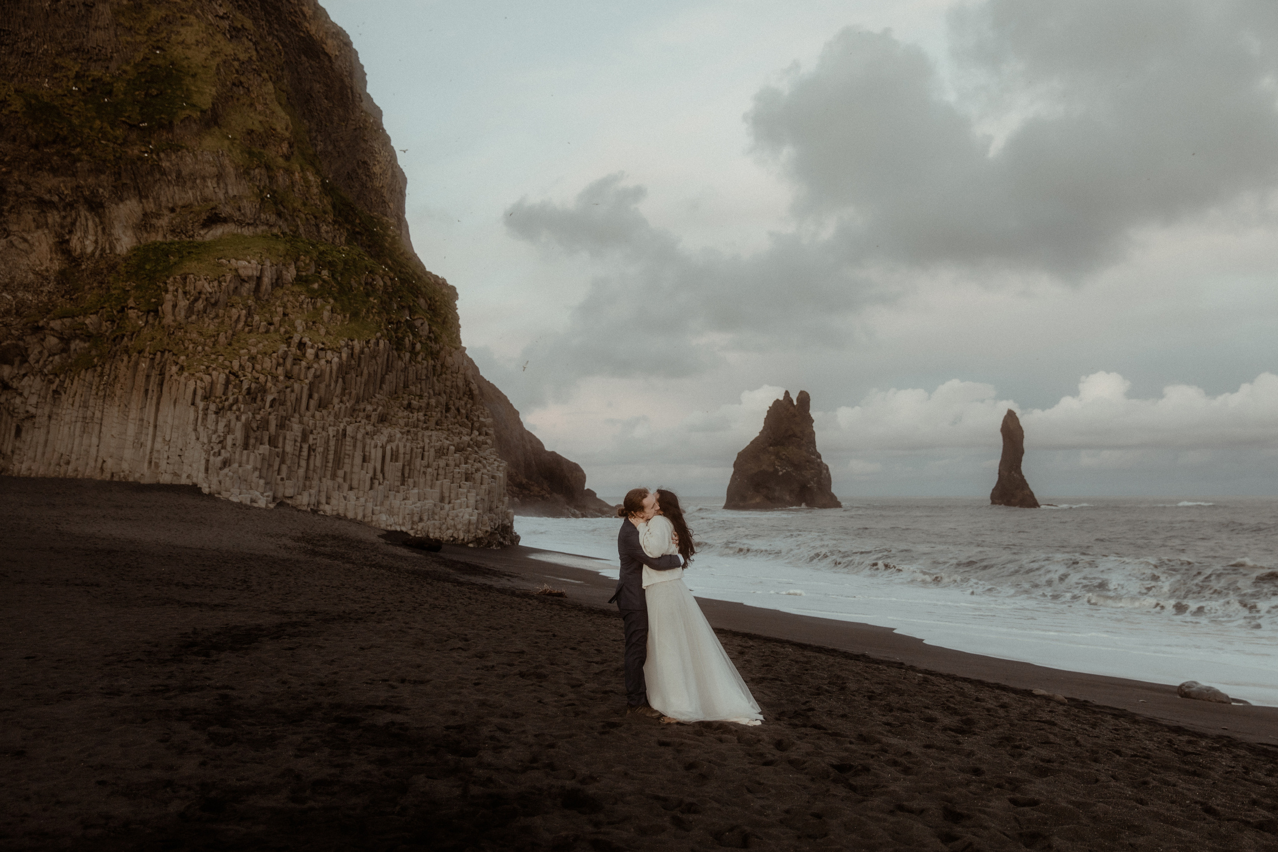 Hiking Iceland Elopement. Iceland elopement photographer & videographer
