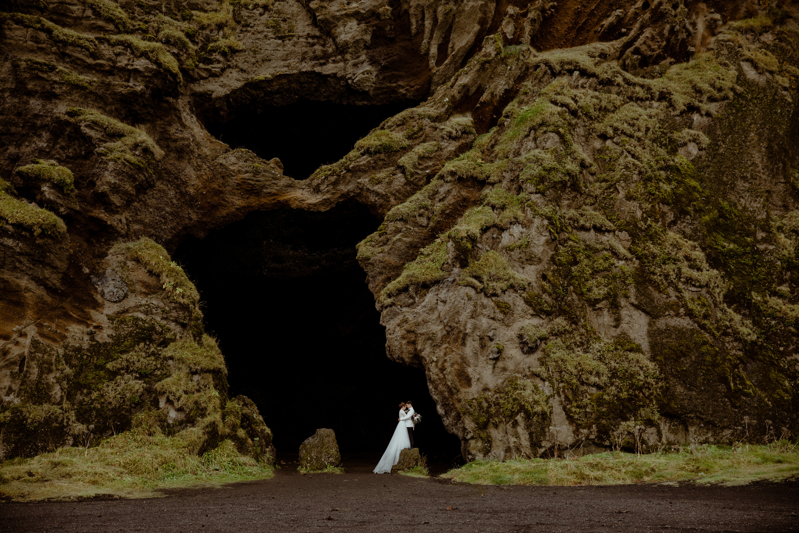 Adventure Ice Cave Elopement in Iceland. Iceland elopement photographer & videographer