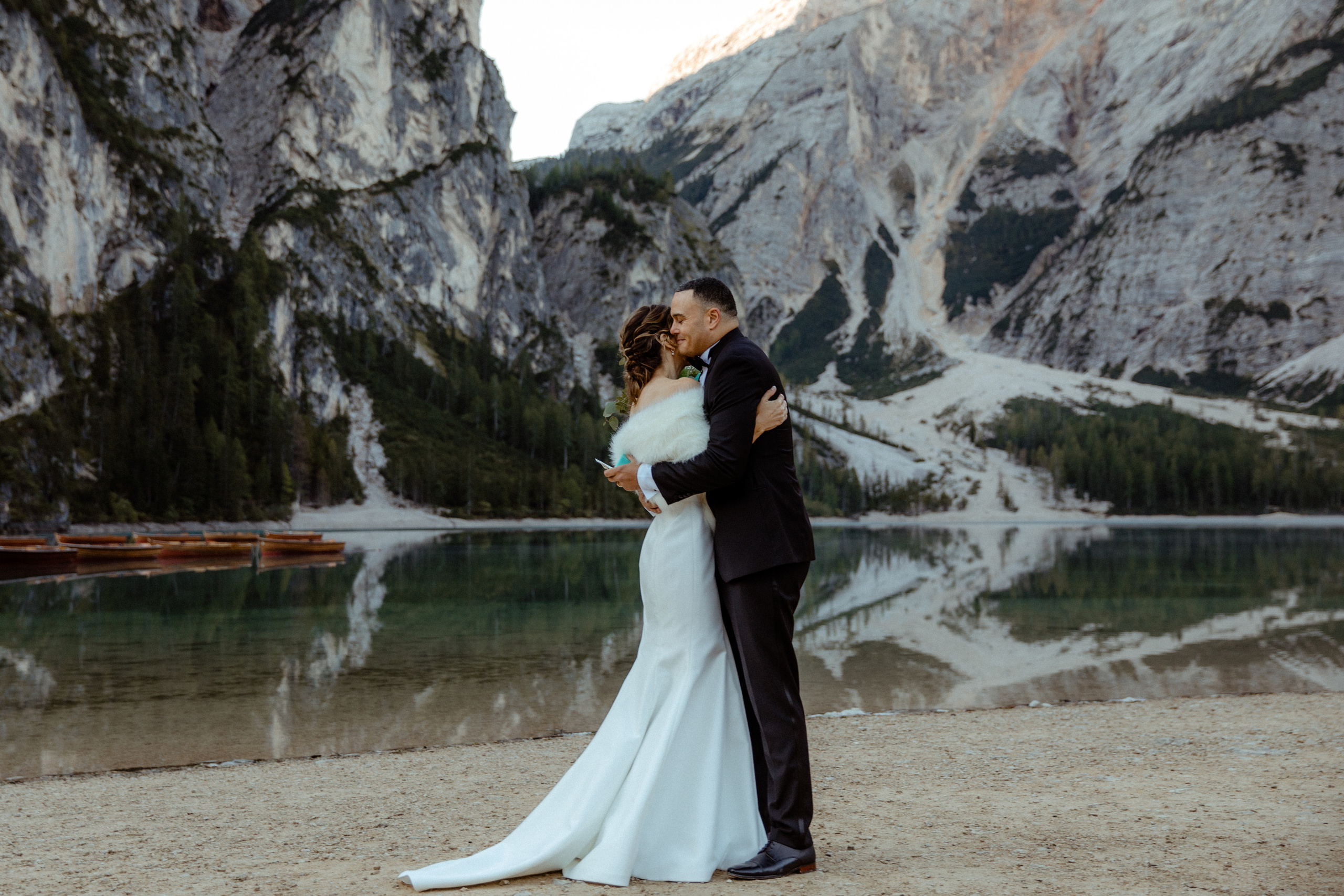 Sunrise Dolomites Elopement. Iceland elopement photographer & videographer