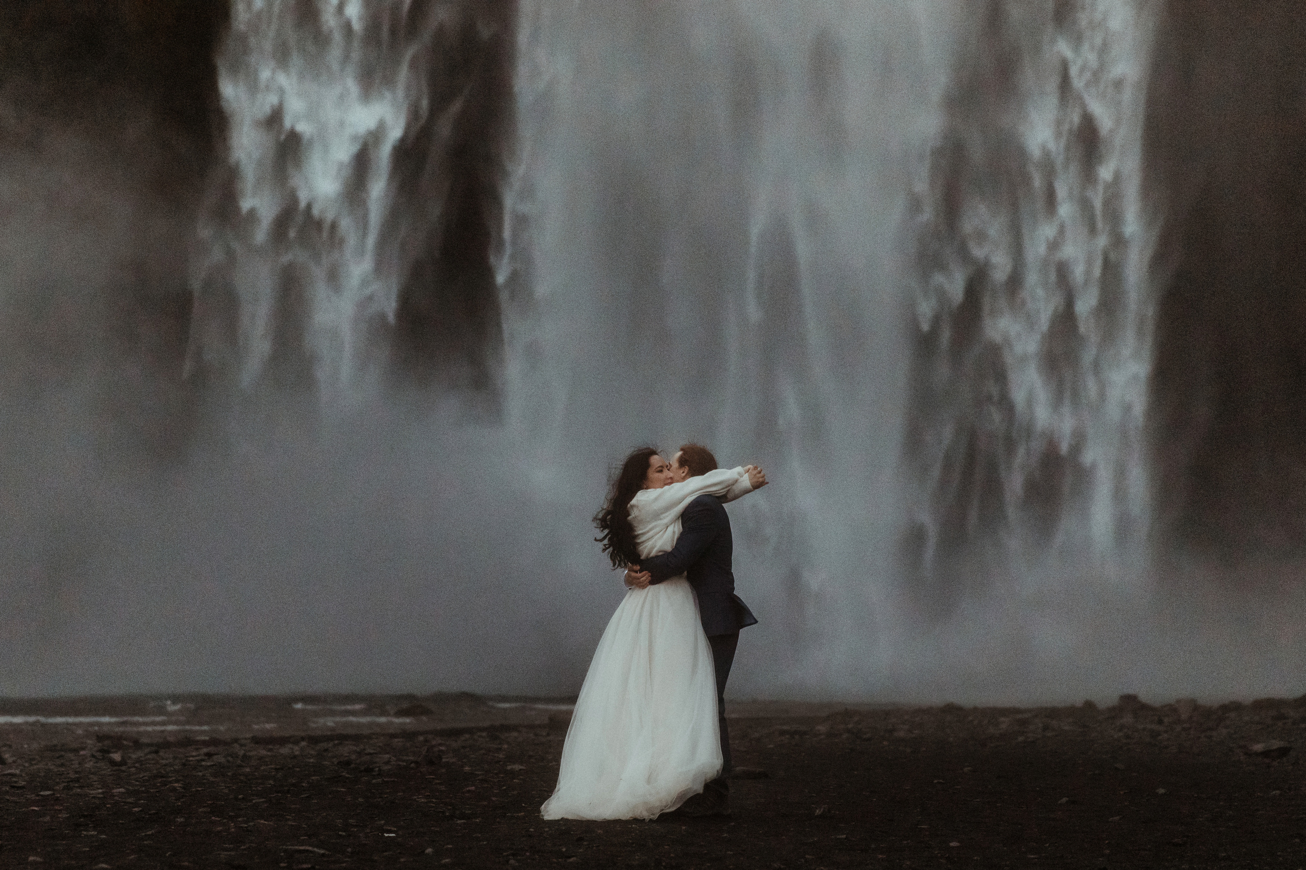Hiking Iceland Elopement. Iceland elopement photographer & videographer