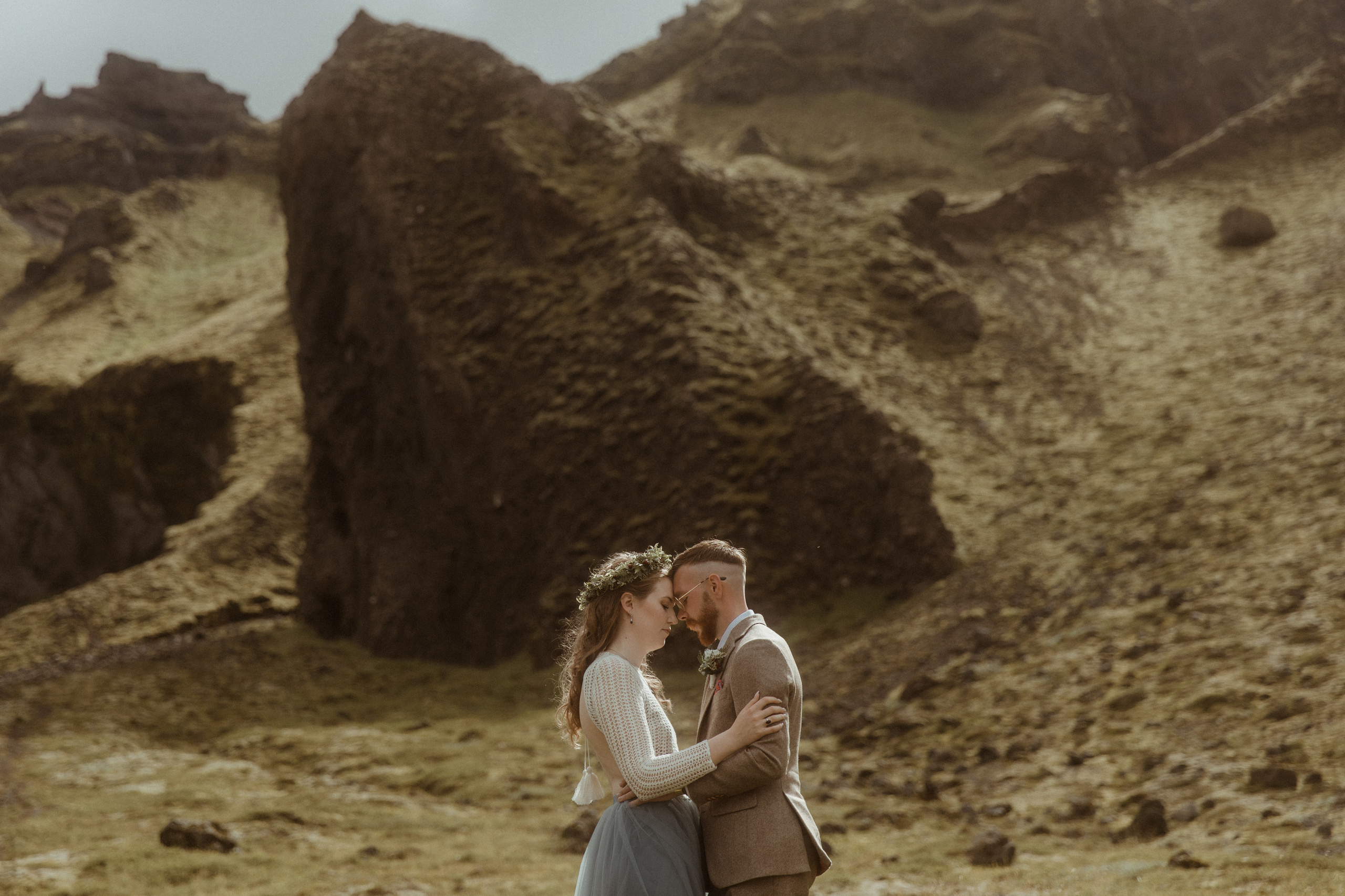 Iceland Secret Waterfall Elopement. Iceland elopement photo and video | Nikolaichik Photo