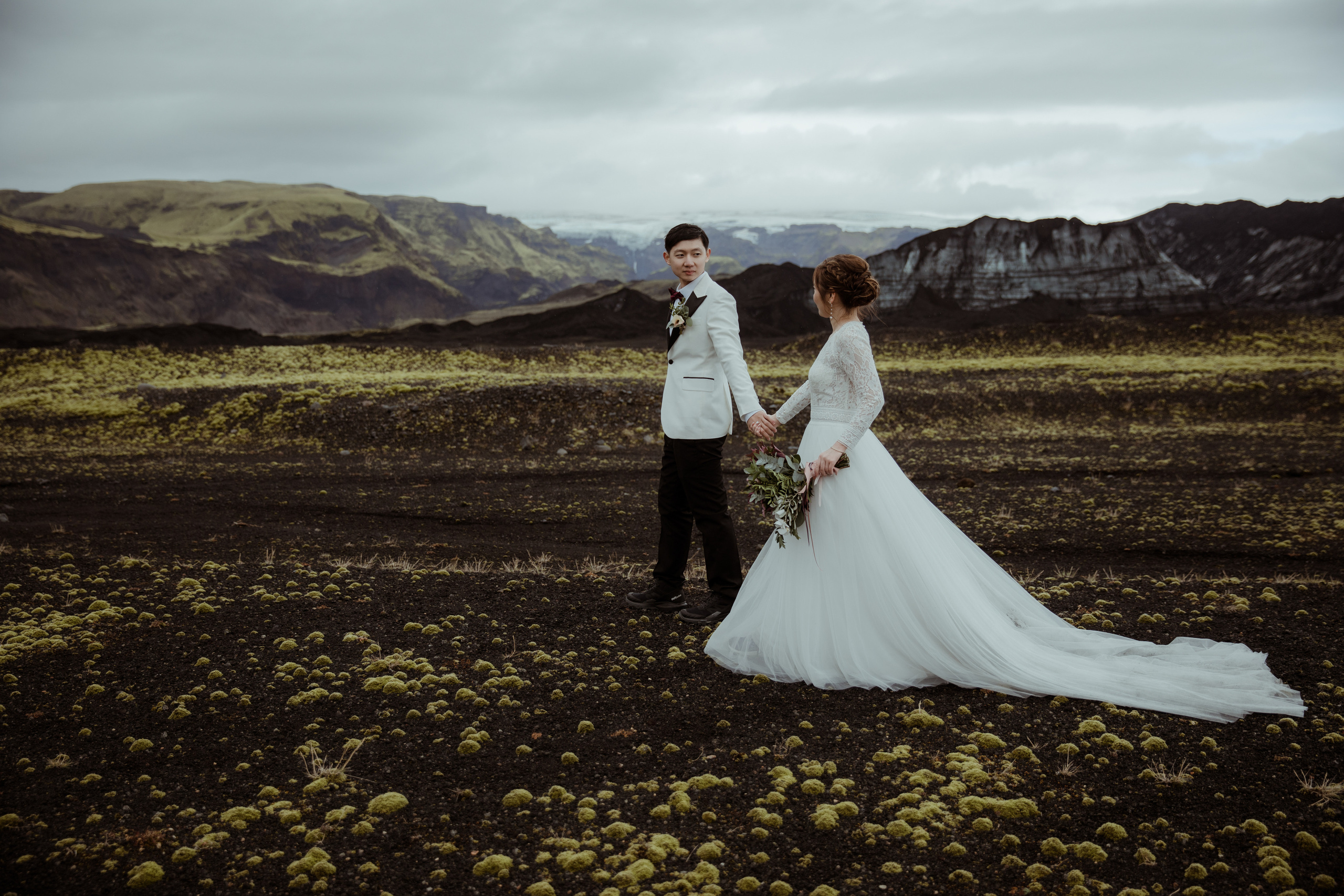 Adventure Ice Cave Elopement in Iceland. Iceland elopement photographer & videographer