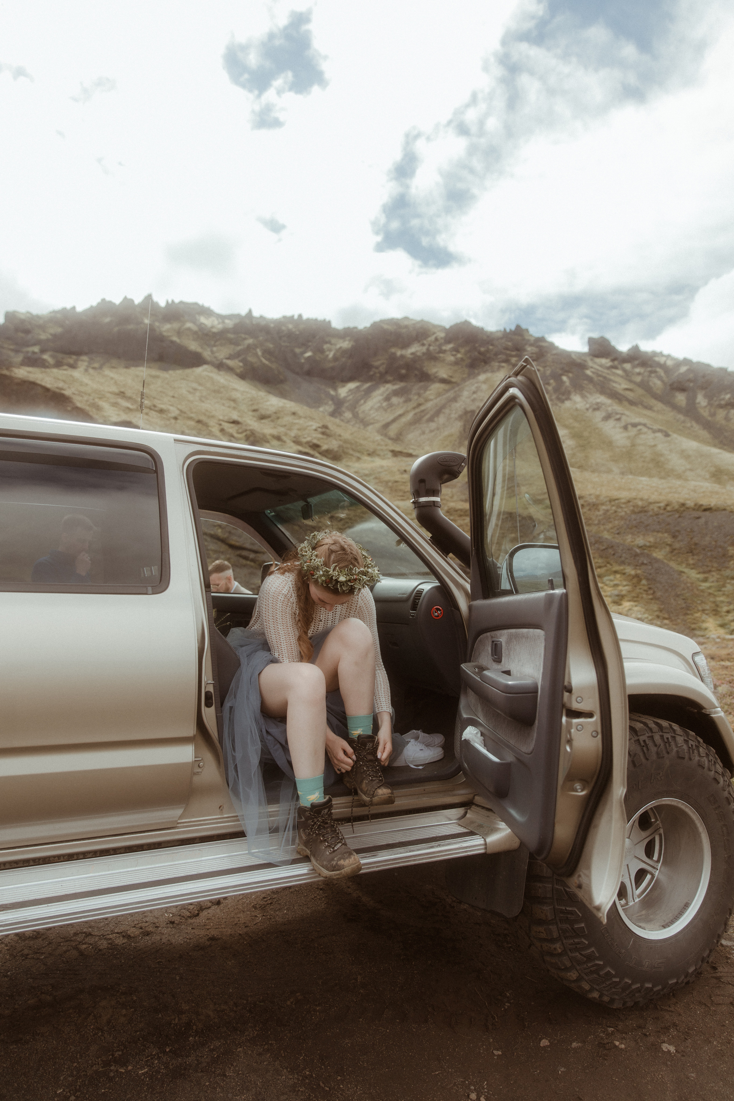 Iceland Secret Waterfall Elopement. Iceland elopement photo and video | Nikolaichik Photo