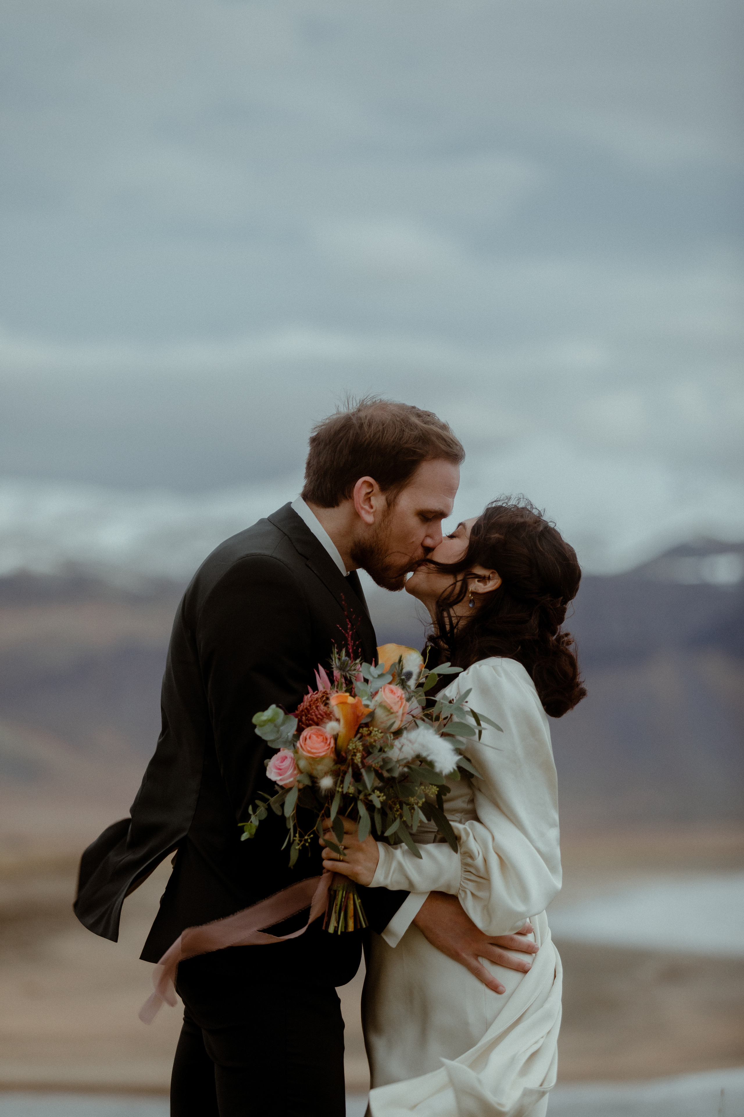 Elopement at Snaefellsnes Iceland | Wedding photos with Icelandic horses. Iceland elopement photo and video | Nikolaichik Photo