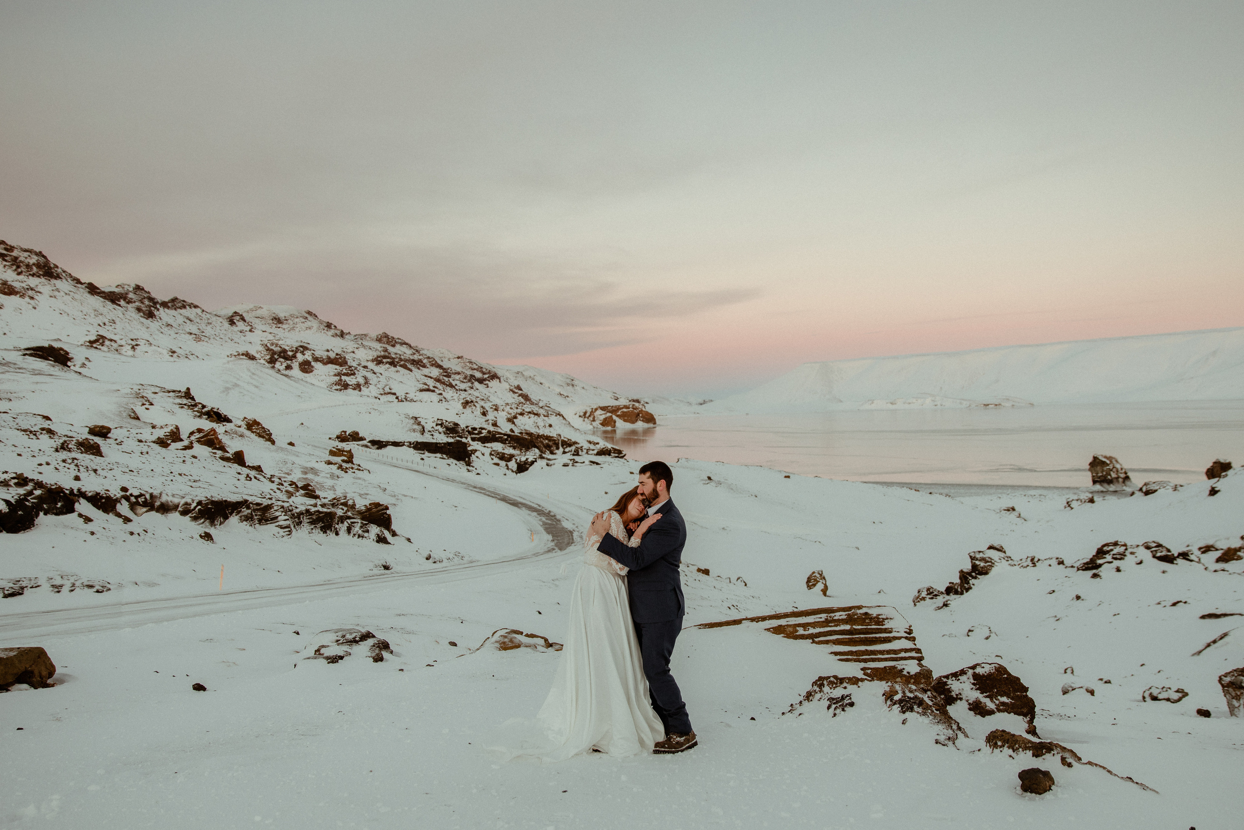 Golden Hour Elopement in Iceland. Iceland elopement photographer & videographer