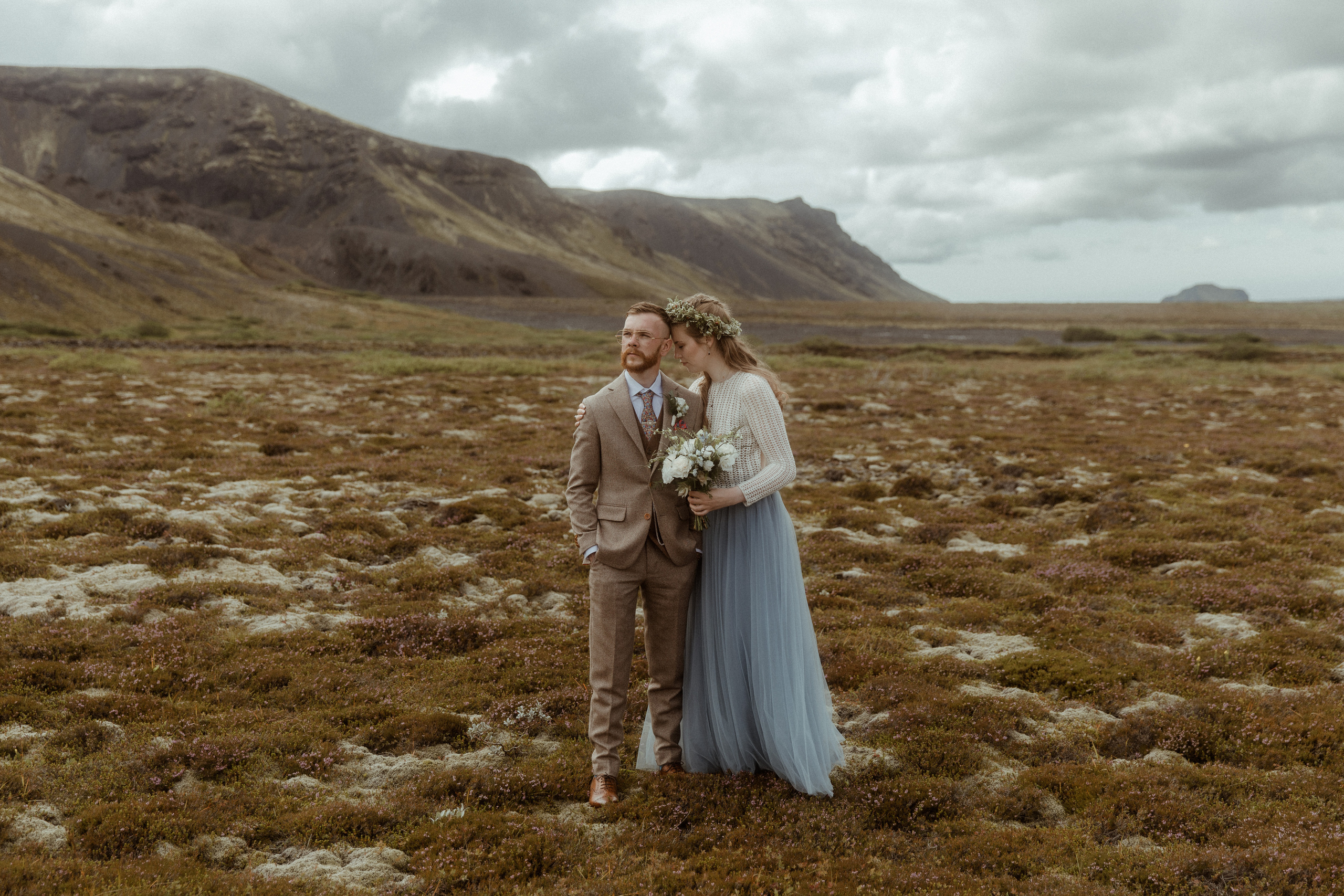 Iceland Secret Waterfall Elopement. Iceland elopement photo and video | Nikolaichik Photo