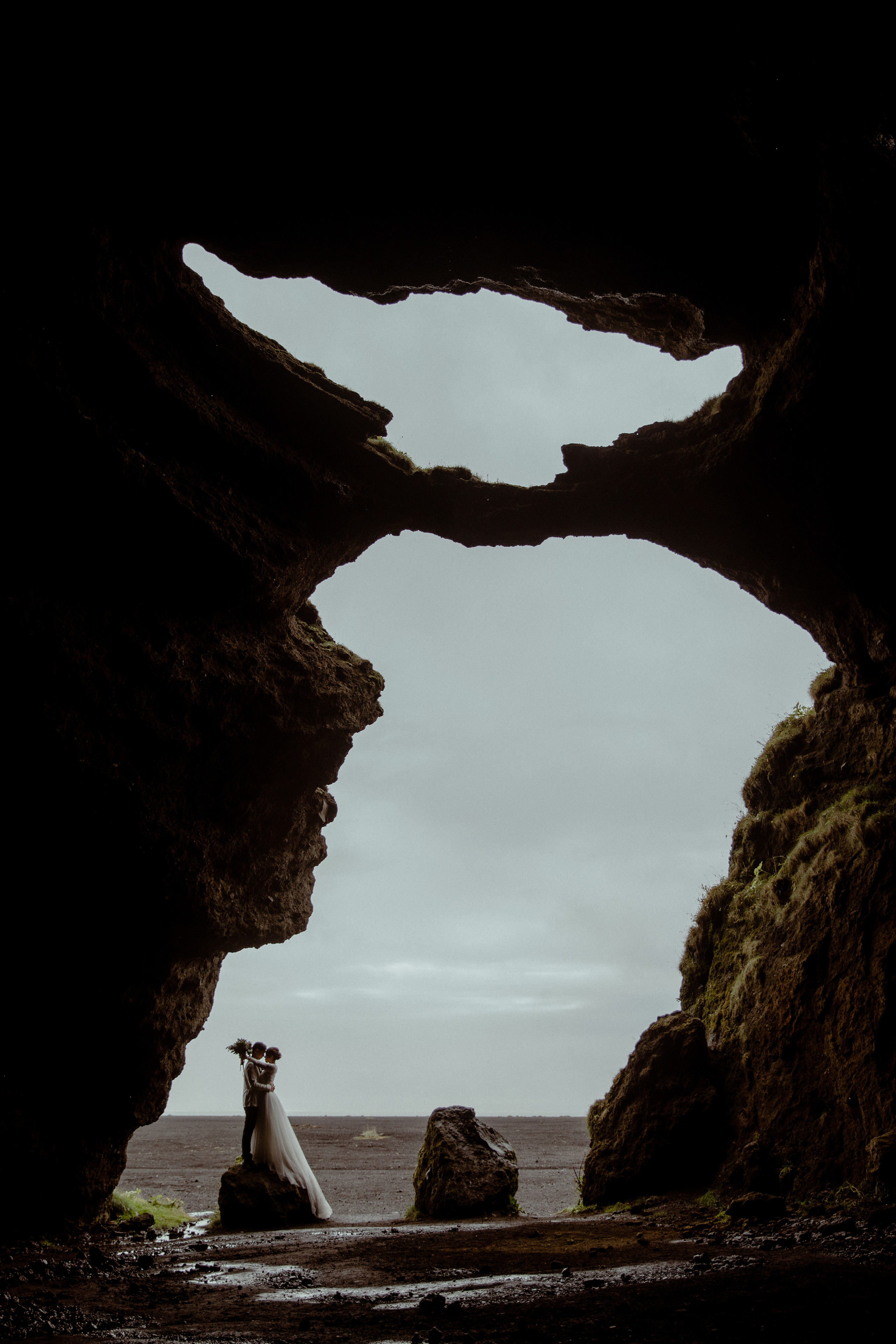 Adventure Ice Cave Elopement in Iceland. Iceland elopement photographer & videographer
