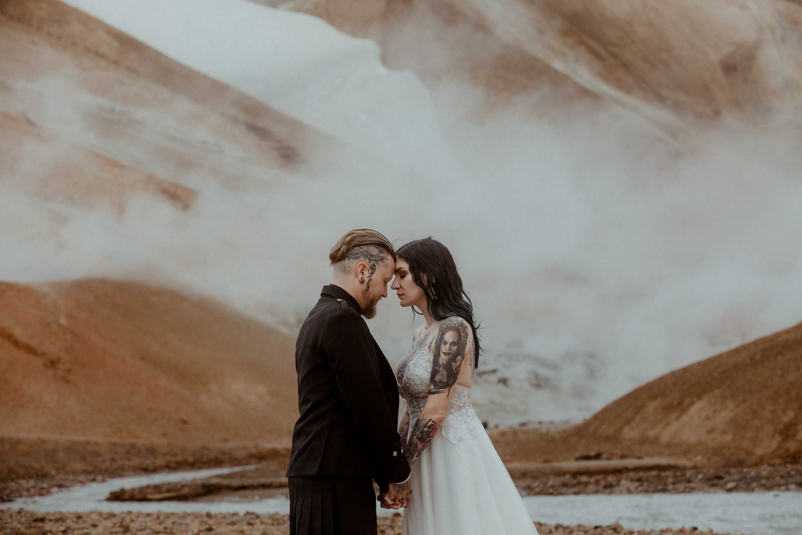 Wedding in Iceland’s Highlands. Iceland elopement photographer & videographer