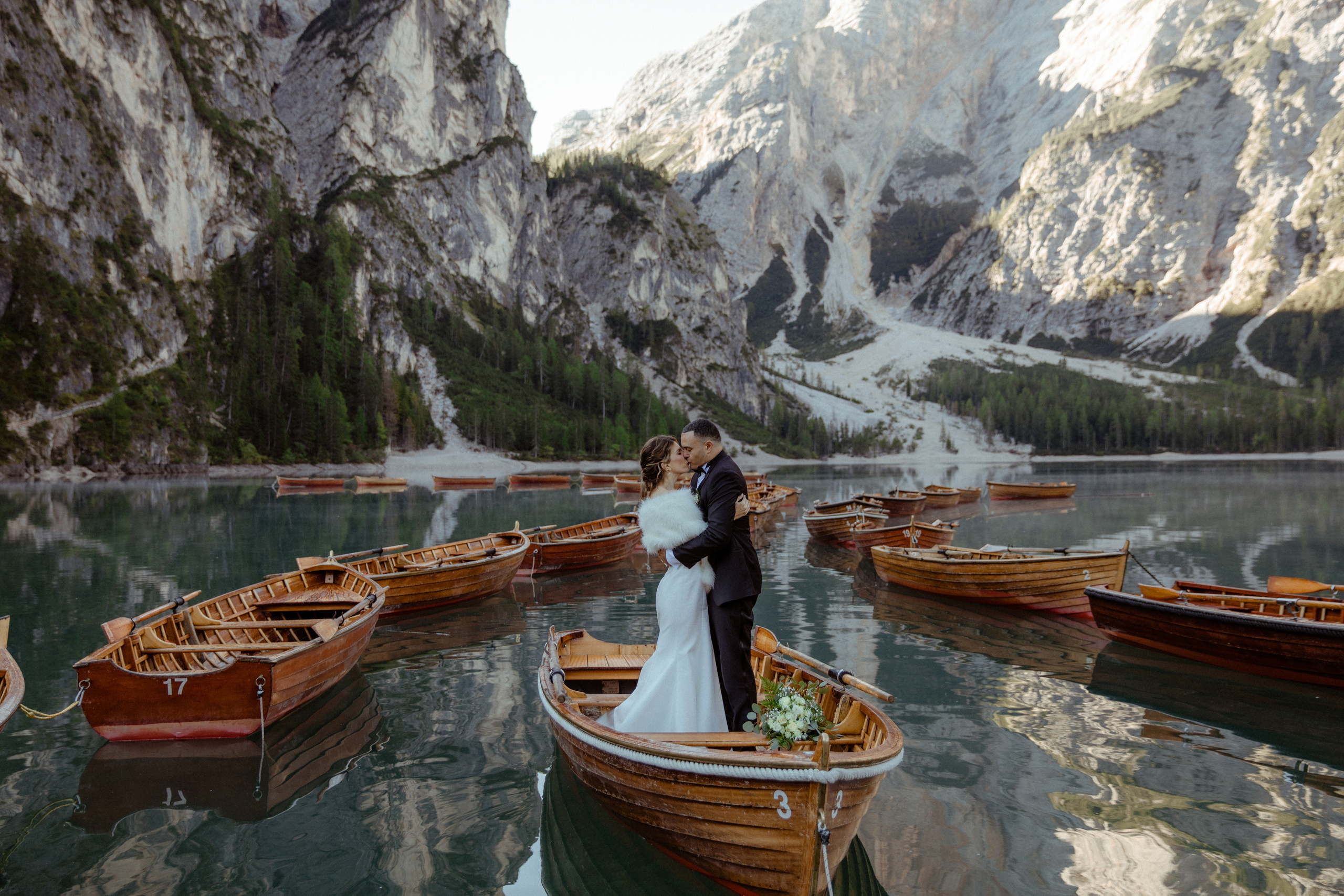 Sunrise Dolomites Elopement. Iceland elopement photographer & videographer