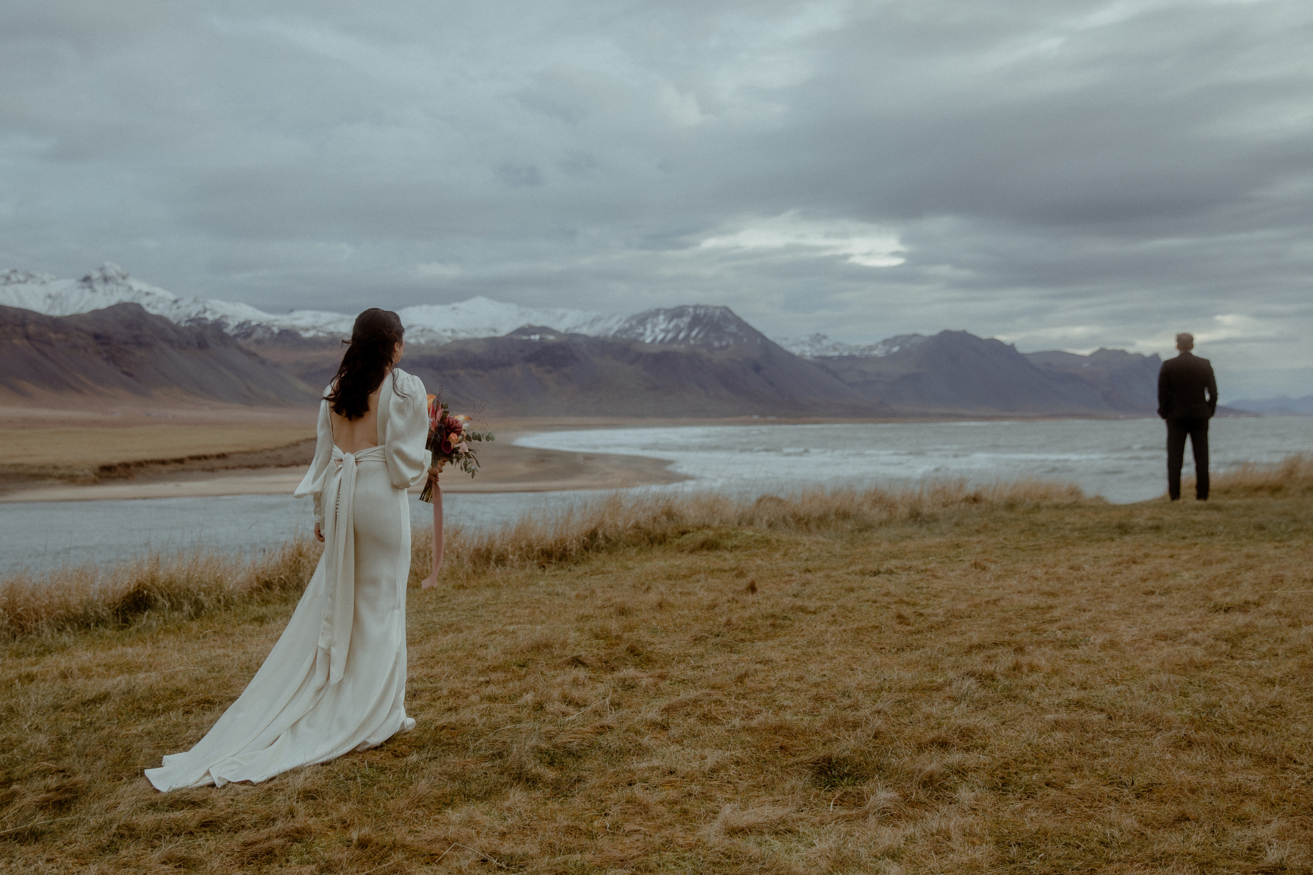 Elopement at Snaefellsnes Iceland | Wedding photos with Icelandic horses. Iceland elopement photo and video | Nikolaichik Photo