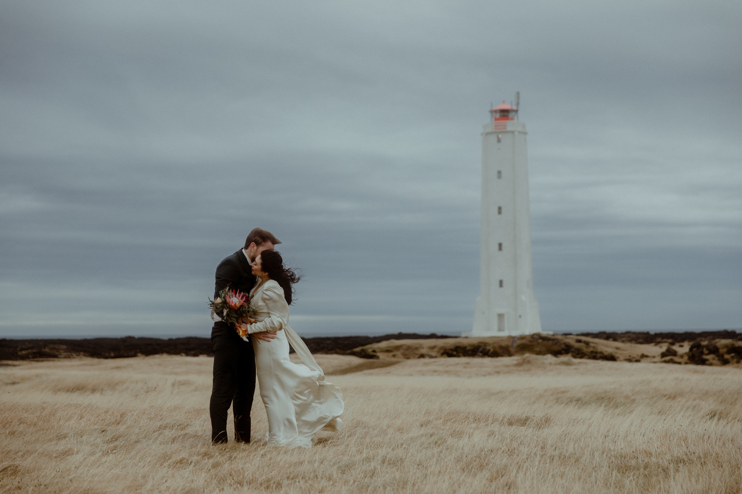Elopement at Snaefellsnes Iceland | Wedding photos with Icelandic horses. Iceland elopement photo and video | Nikolaichik Photo