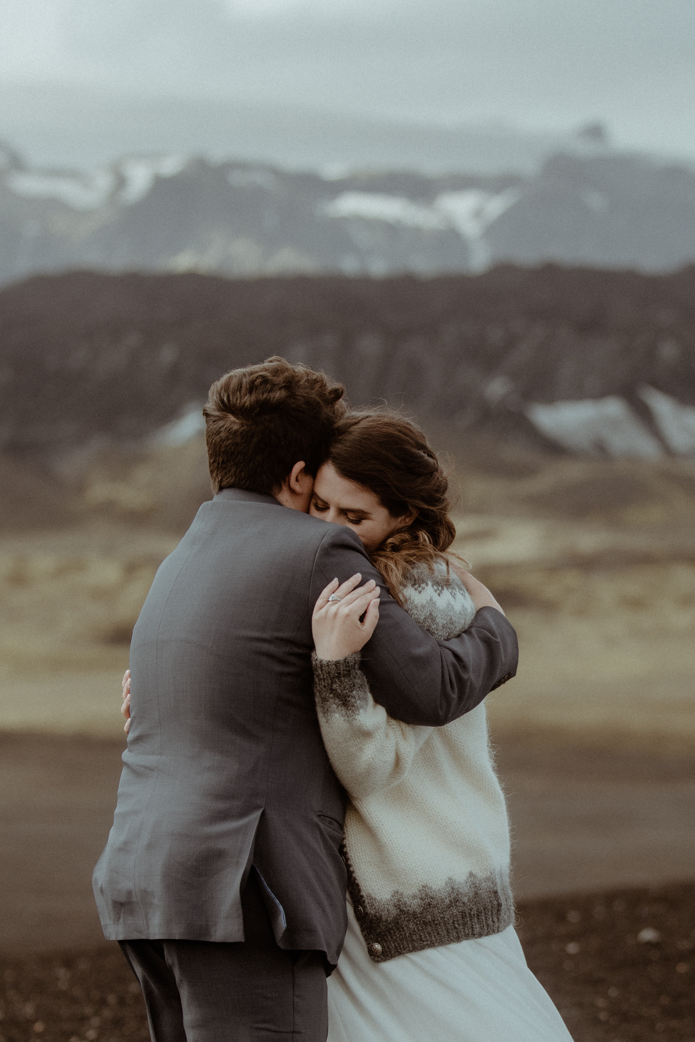 Private Black Sand Beach Elopement. Iceland elopement photographer & videographer