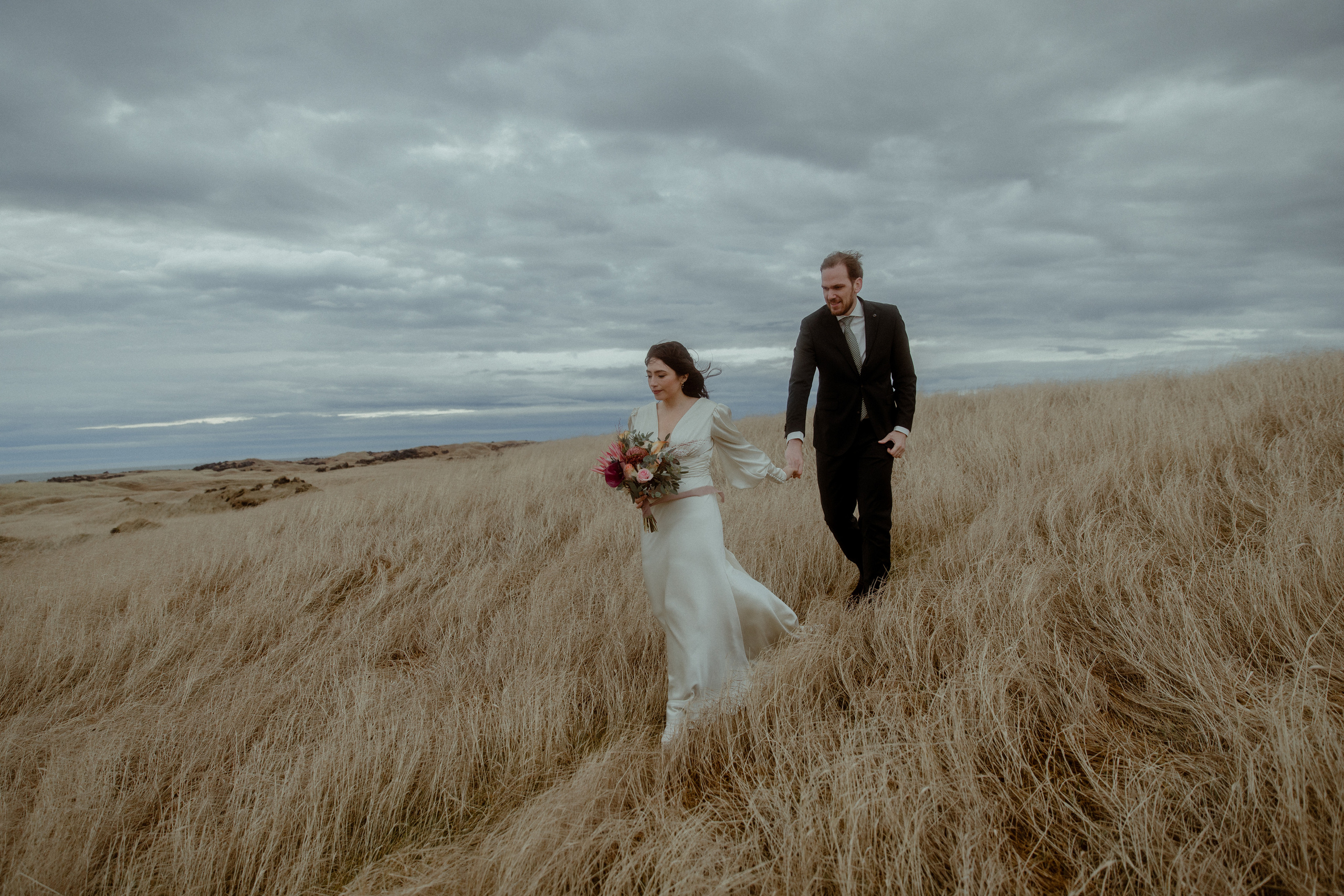 Elopement at Snaefellsnes Iceland | Wedding photos with Icelandic horses. Iceland elopement photo and video | Nikolaichik Photo