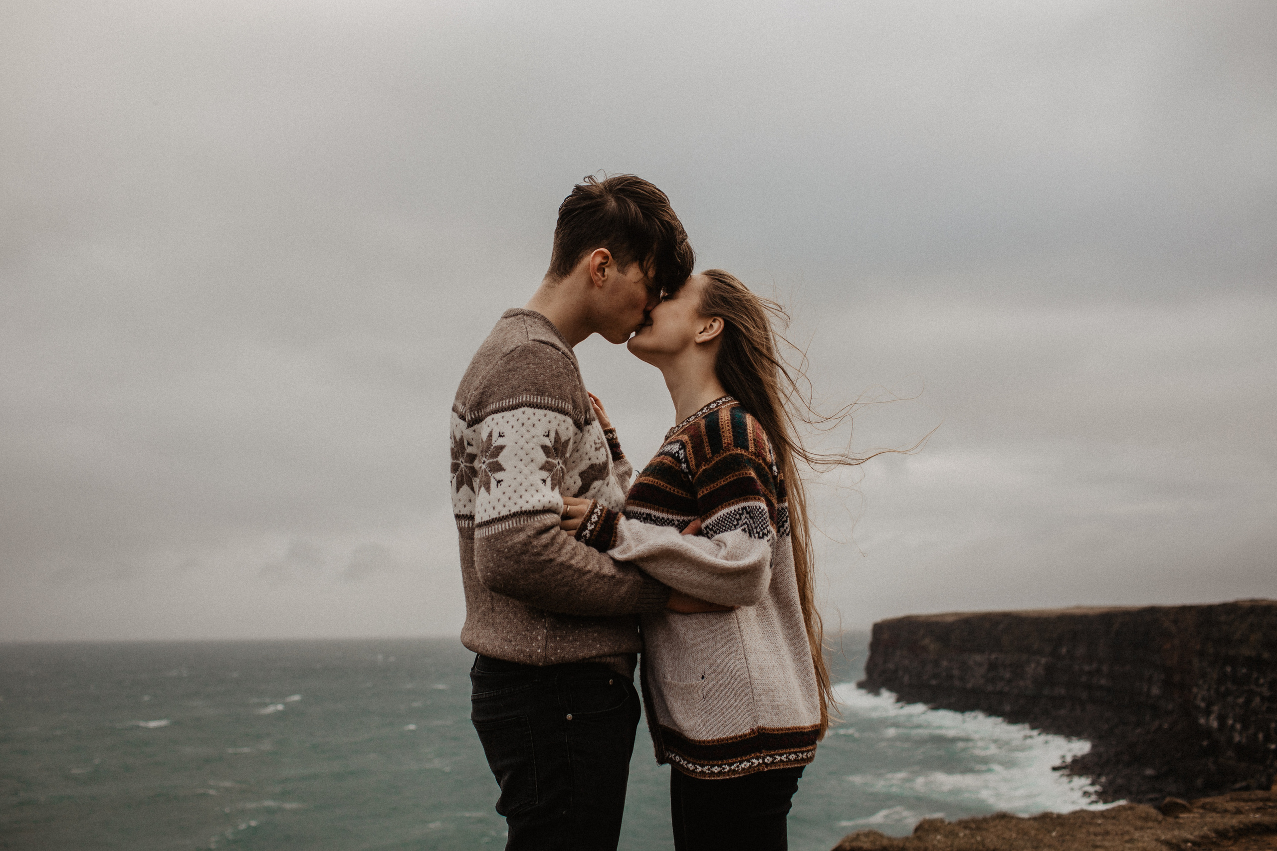 Couple photoshoot in front of volcano eruption in Iceland. Iceland elopement photo and video | Nikolaichik Photo