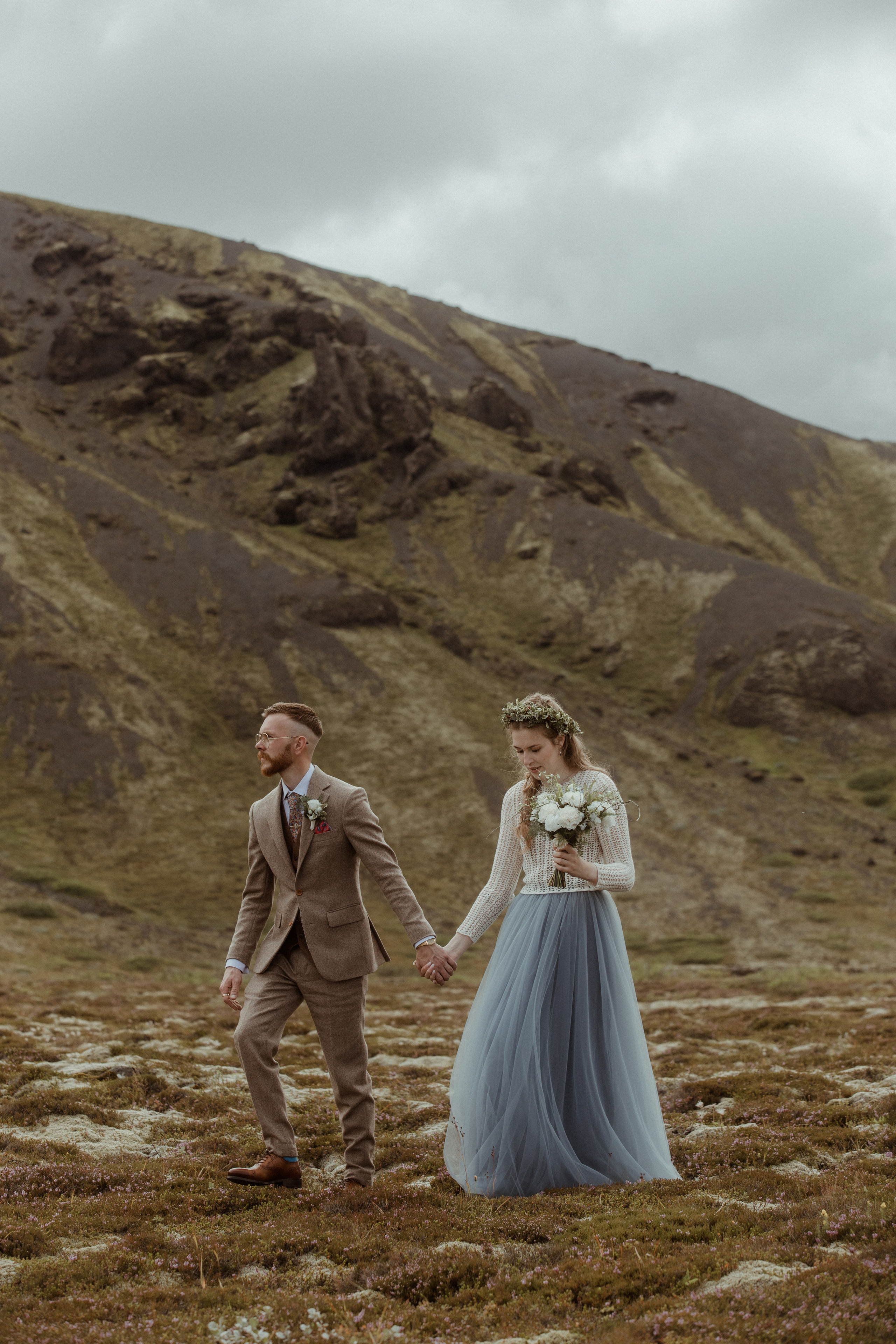 Iceland Secret Waterfall Elopement. Iceland elopement photo and video | Nikolaichik Photo