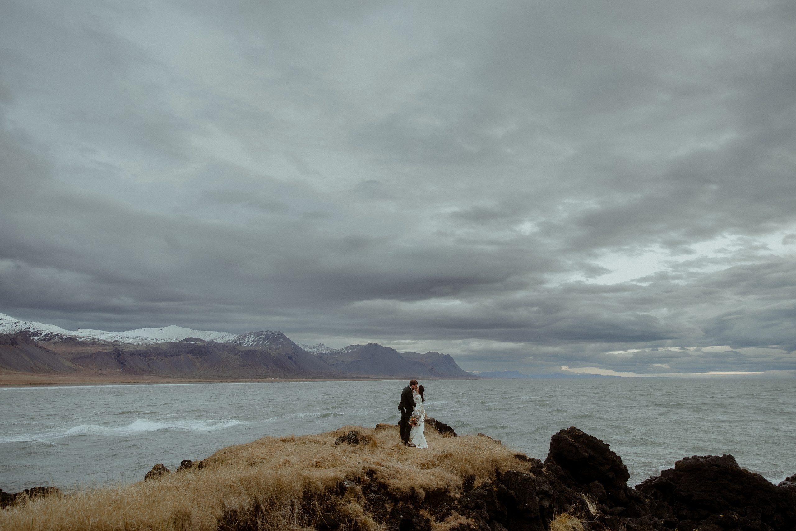 Elopement at Snaefellsnes Iceland | Wedding photos with Icelandic horses. Iceland elopement photo and video | Nikolaichik Photo