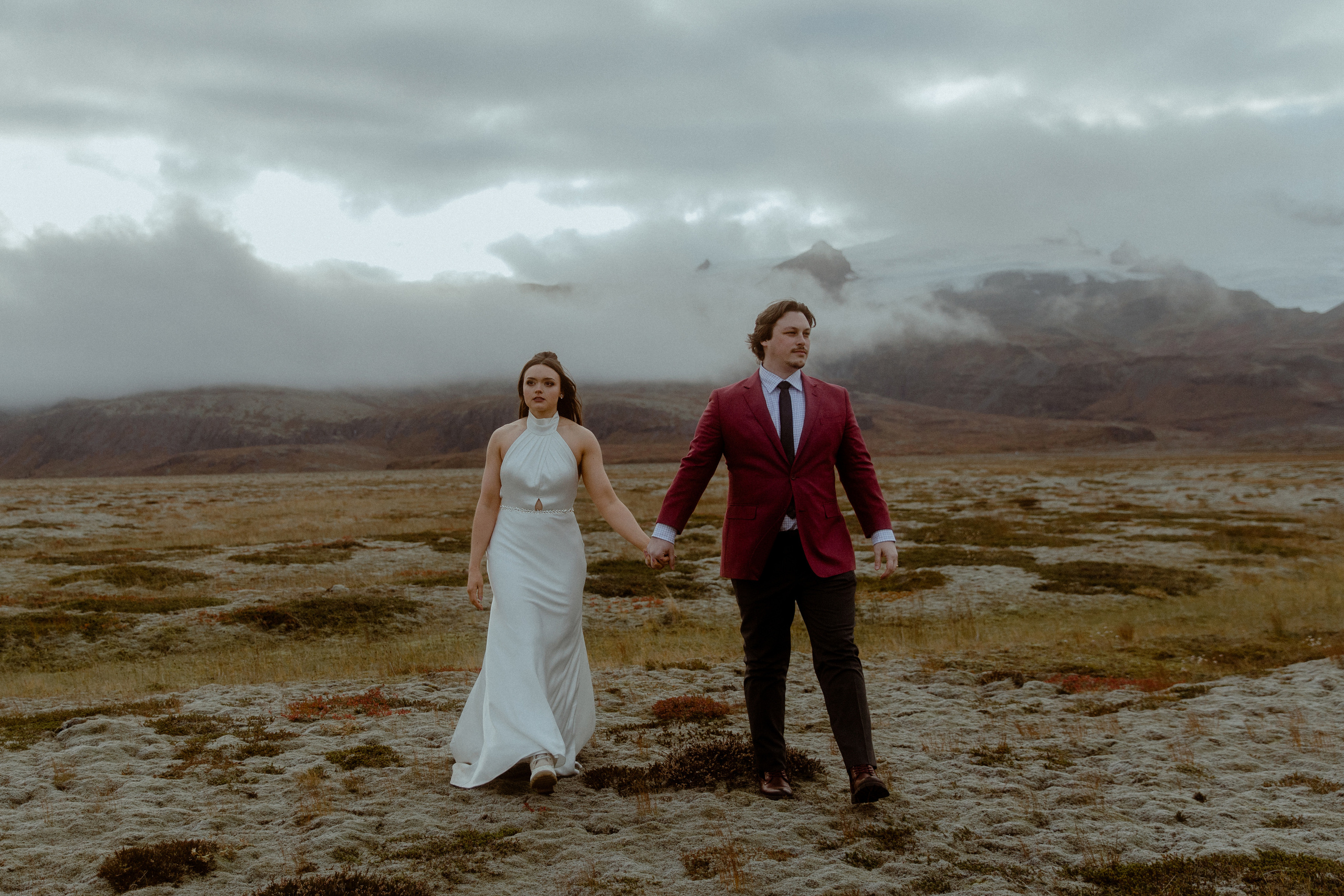 Secret hiking Elopement in Iceland. Iceland elopement photo and video | Nikolaichik Photo