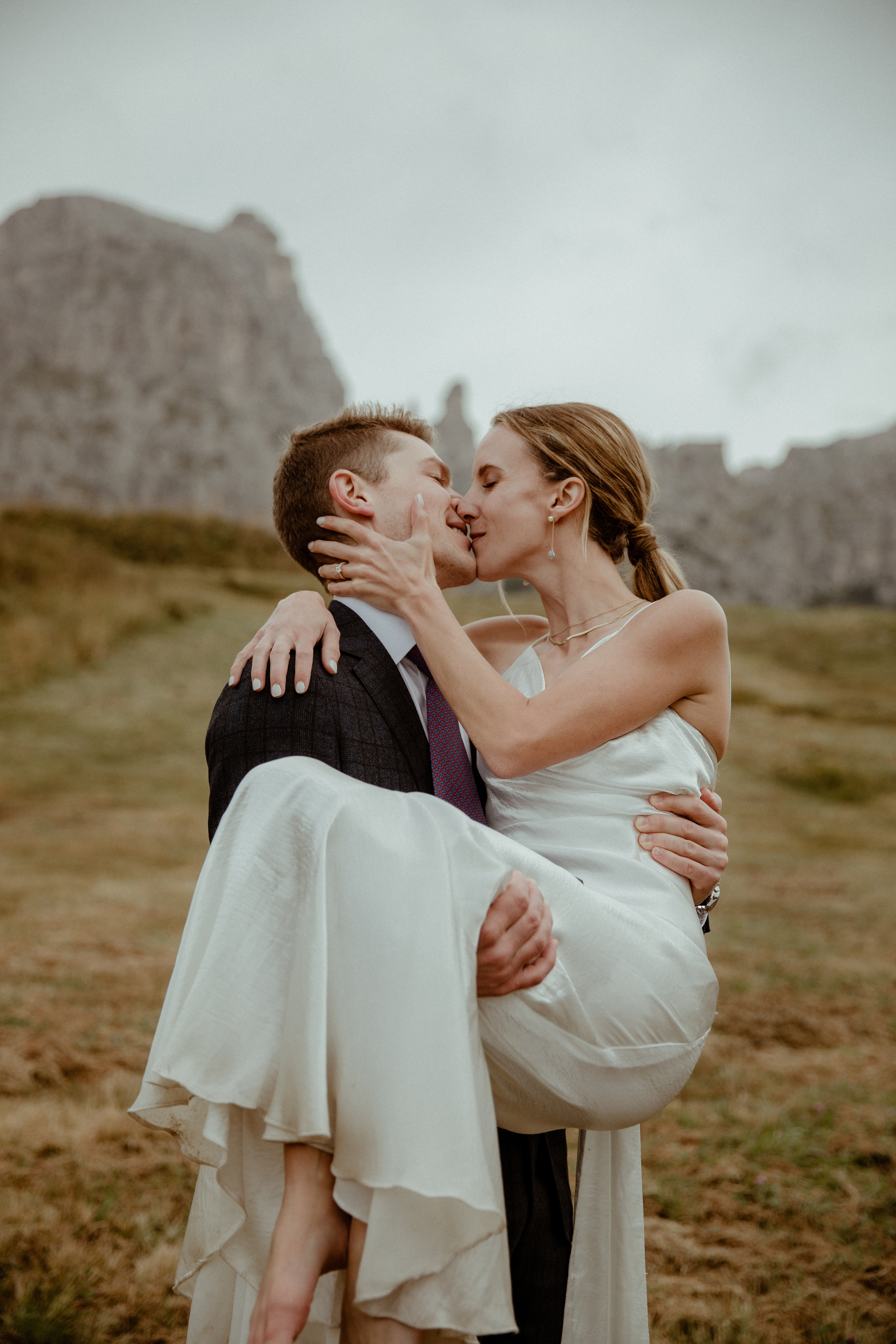 Intimate Wedding in the Dolomites. Iceland elopement photo and video | Nikolaichik Photo