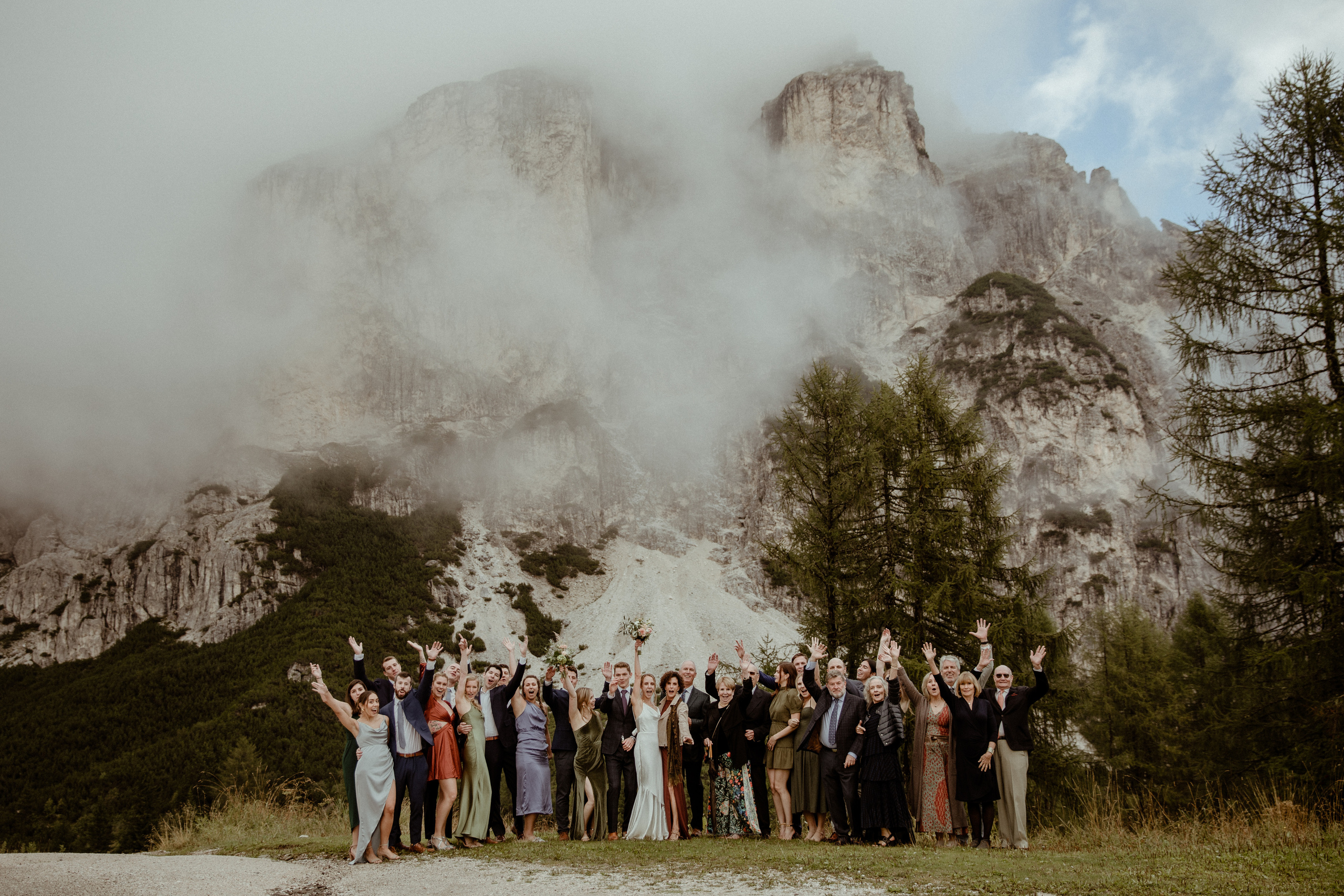 Intimate Wedding in the Dolomites. Iceland elopement photo and video | Nikolaichik Photo