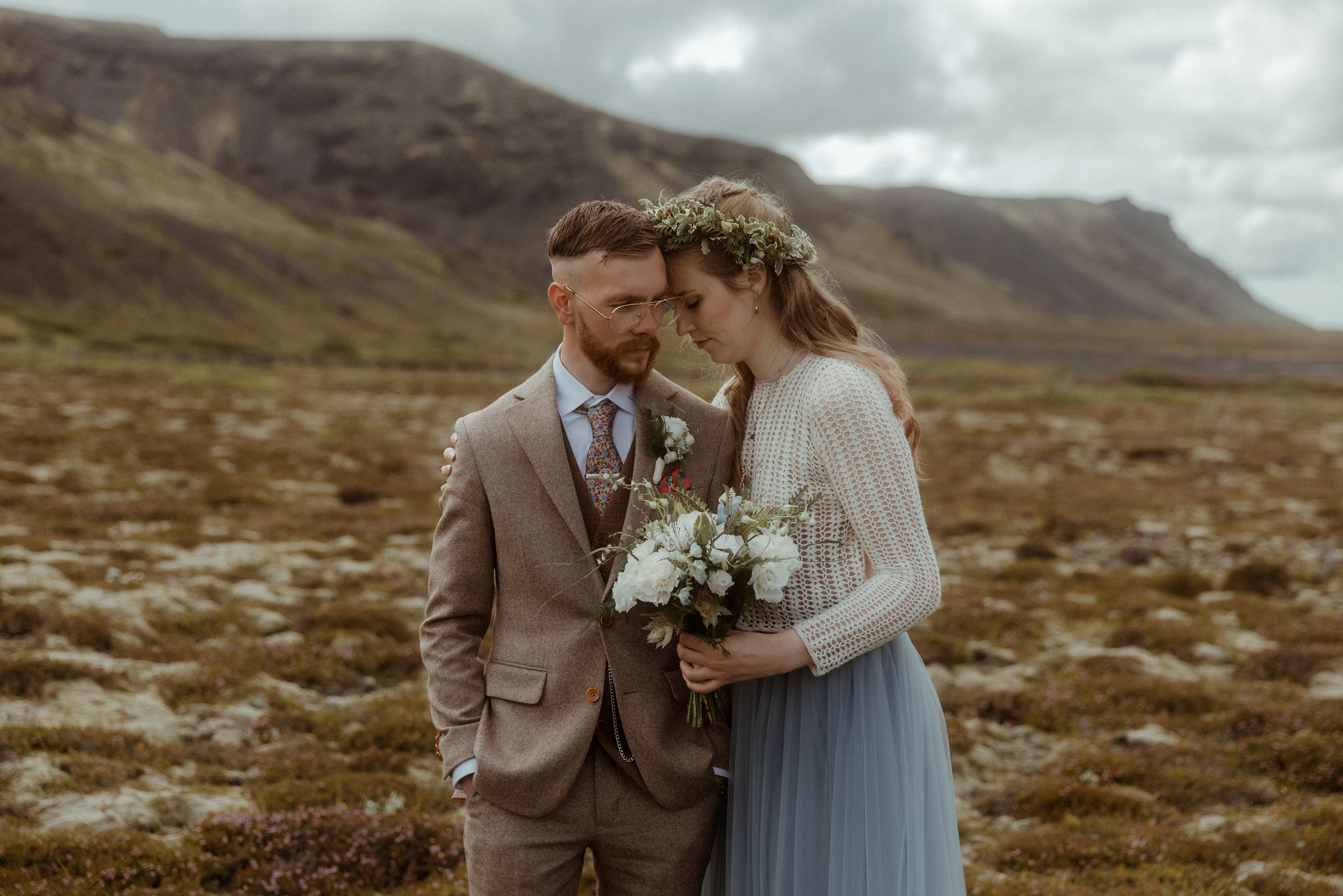 Iceland Secret Waterfall Elopement. Iceland elopement photo and video | Nikolaichik Photo