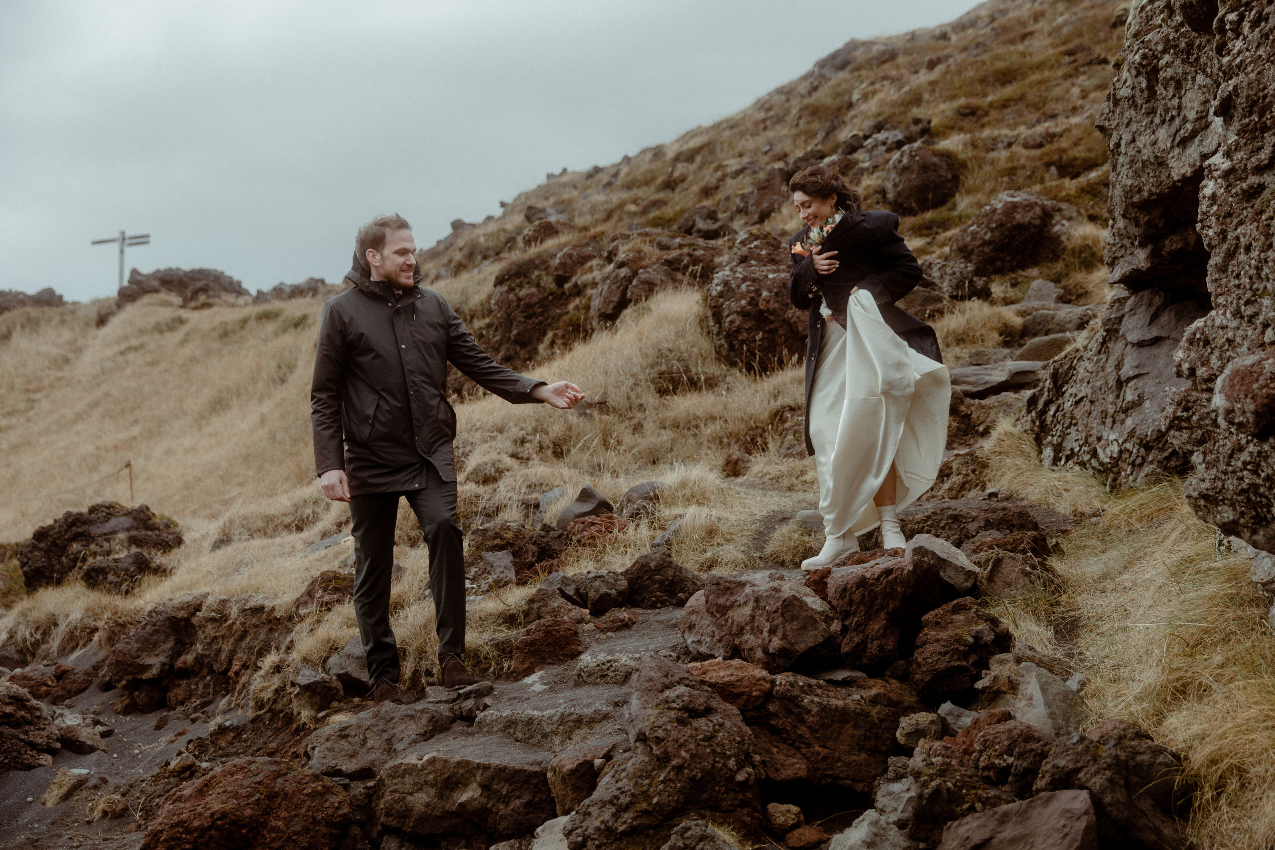 Elopement at Snaefellsnes Iceland | Wedding photos with Icelandic horses. Iceland elopement photo and video | Nikolaichik Photo