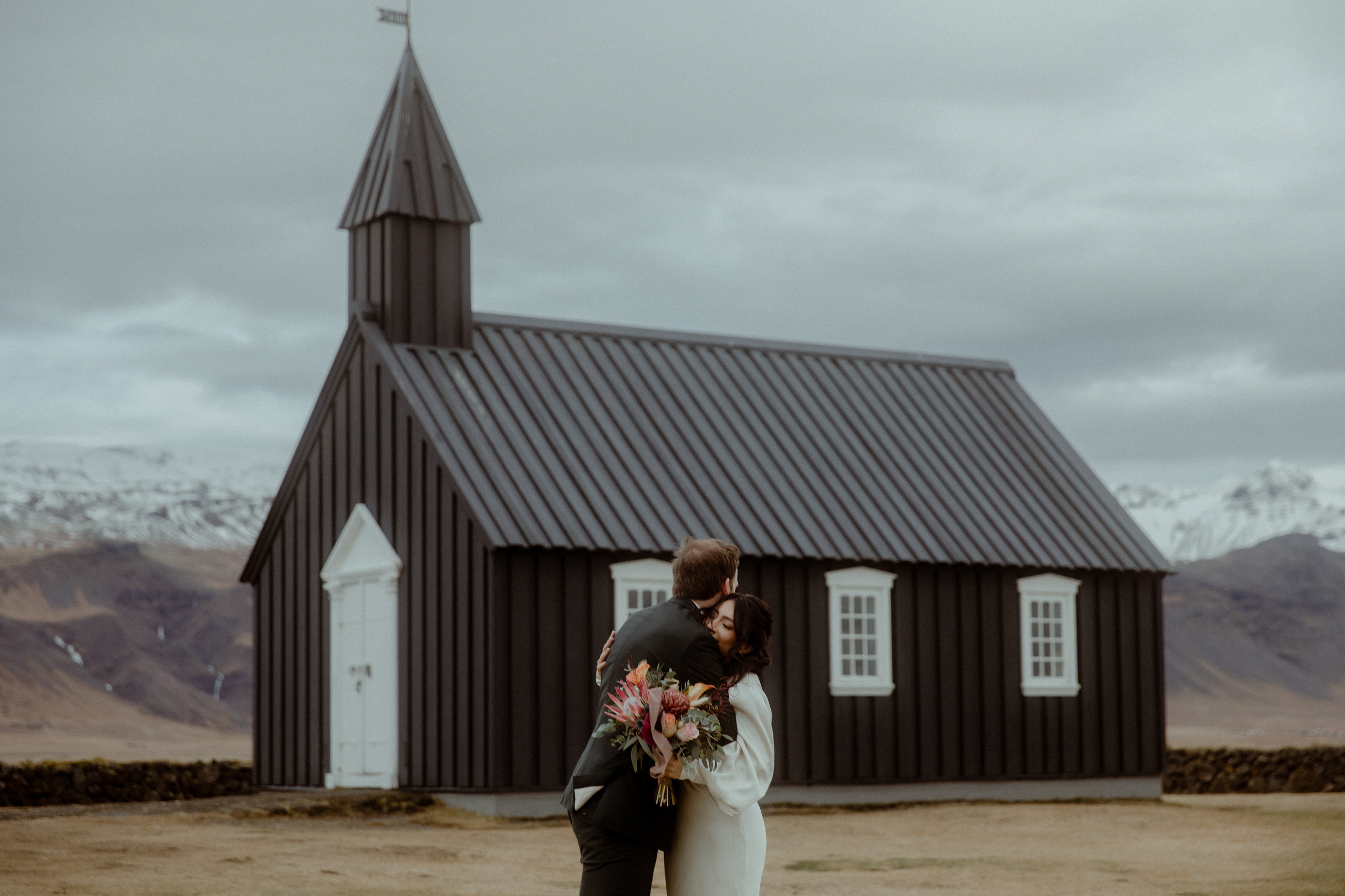 Elopement at Snaefellsnes Iceland | Wedding photos with Icelandic horses. Iceland elopement photo and video | Nikolaichik Photo