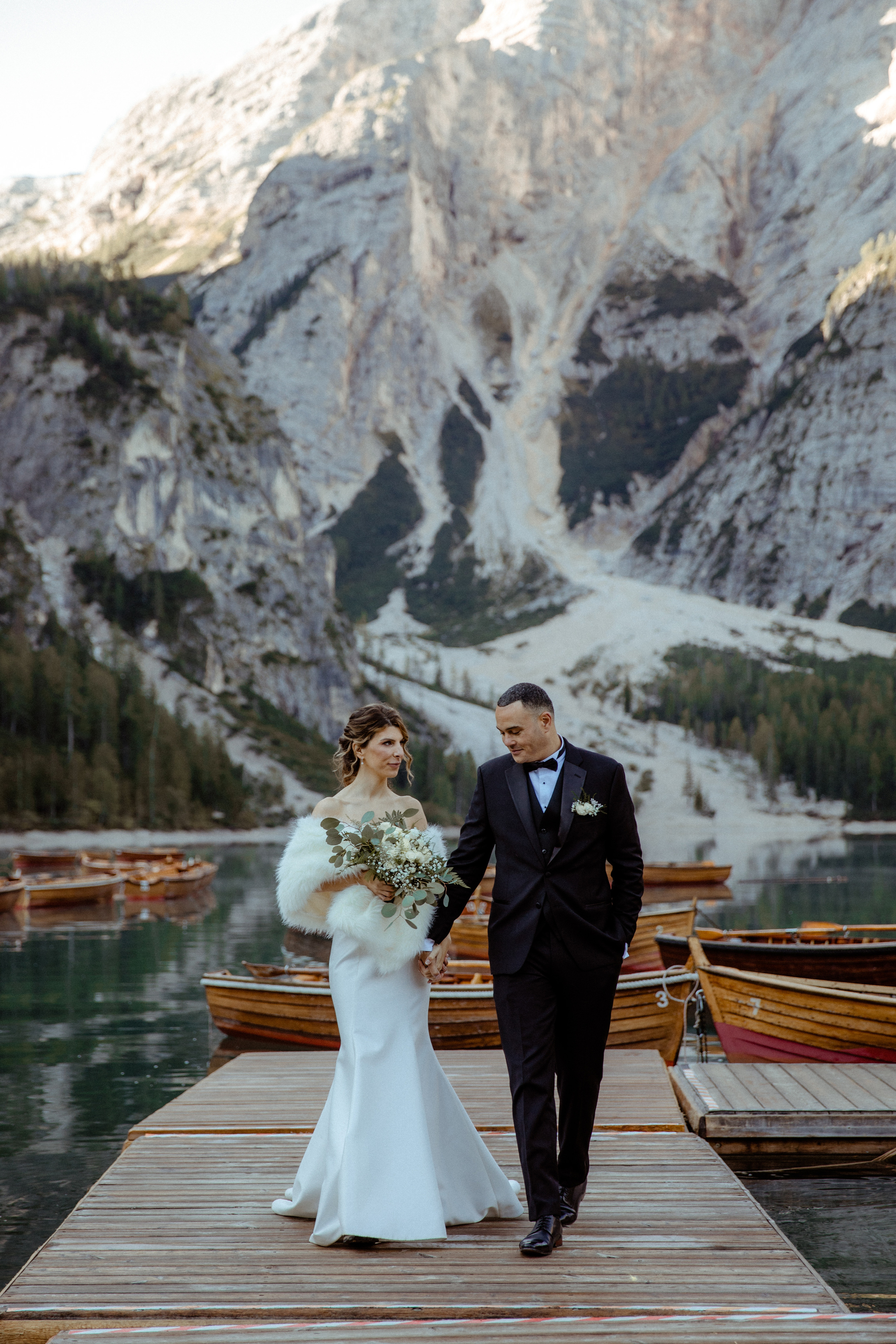 Sunrise Dolomites Elopement. Iceland elopement photographer & videographer