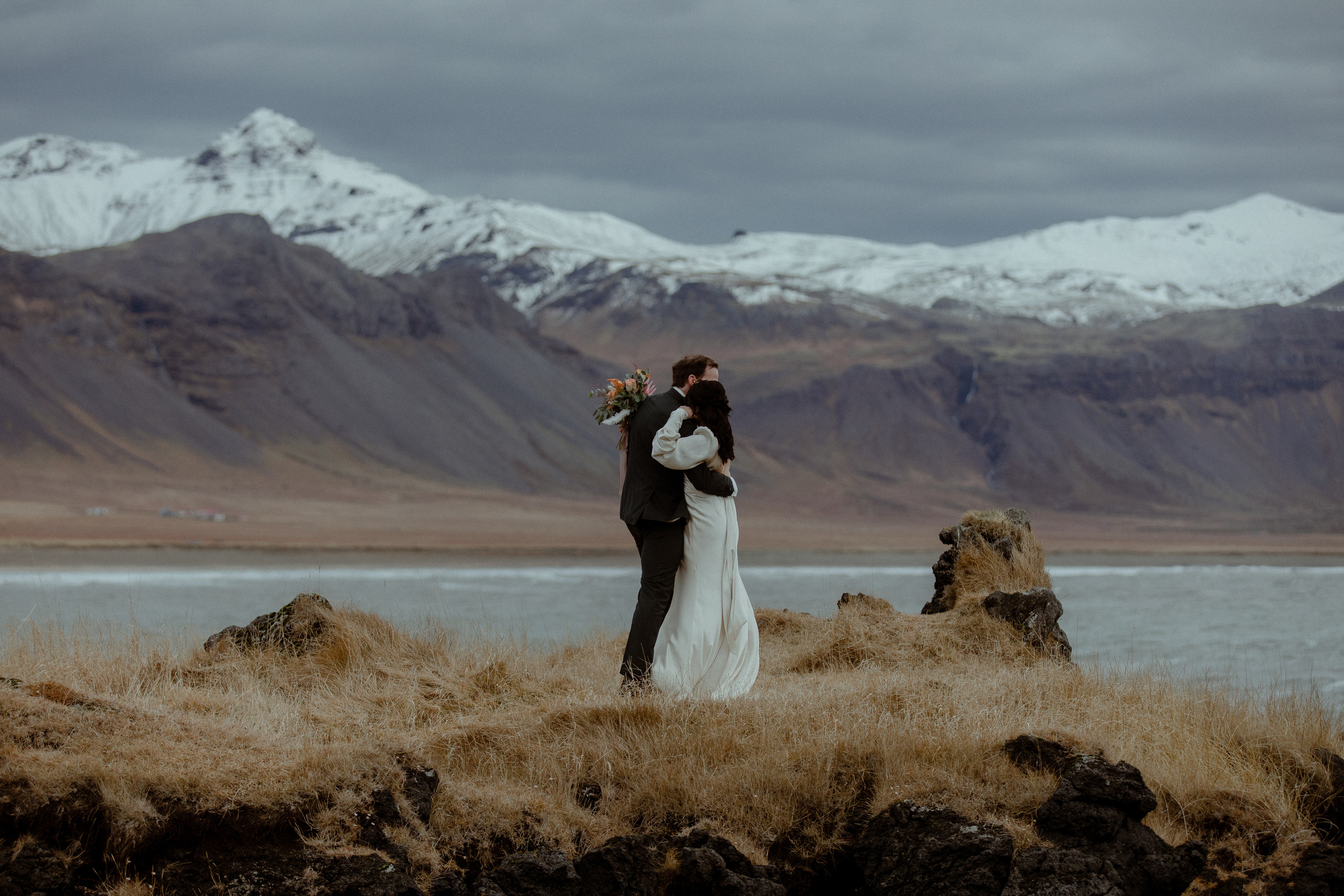 Elopement at Snaefellsnes Iceland | Wedding photos with Icelandic horses. Iceland elopement photo and video | Nikolaichik Photo