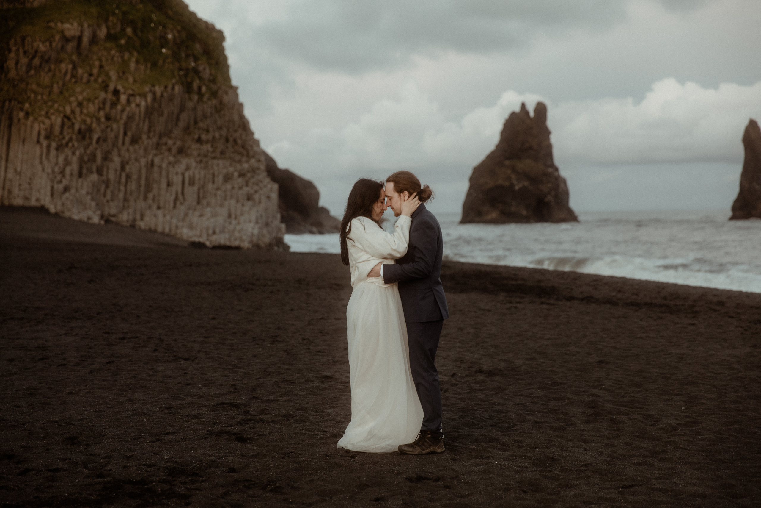 Hiking Iceland Elopement. Iceland elopement photographer & videographer