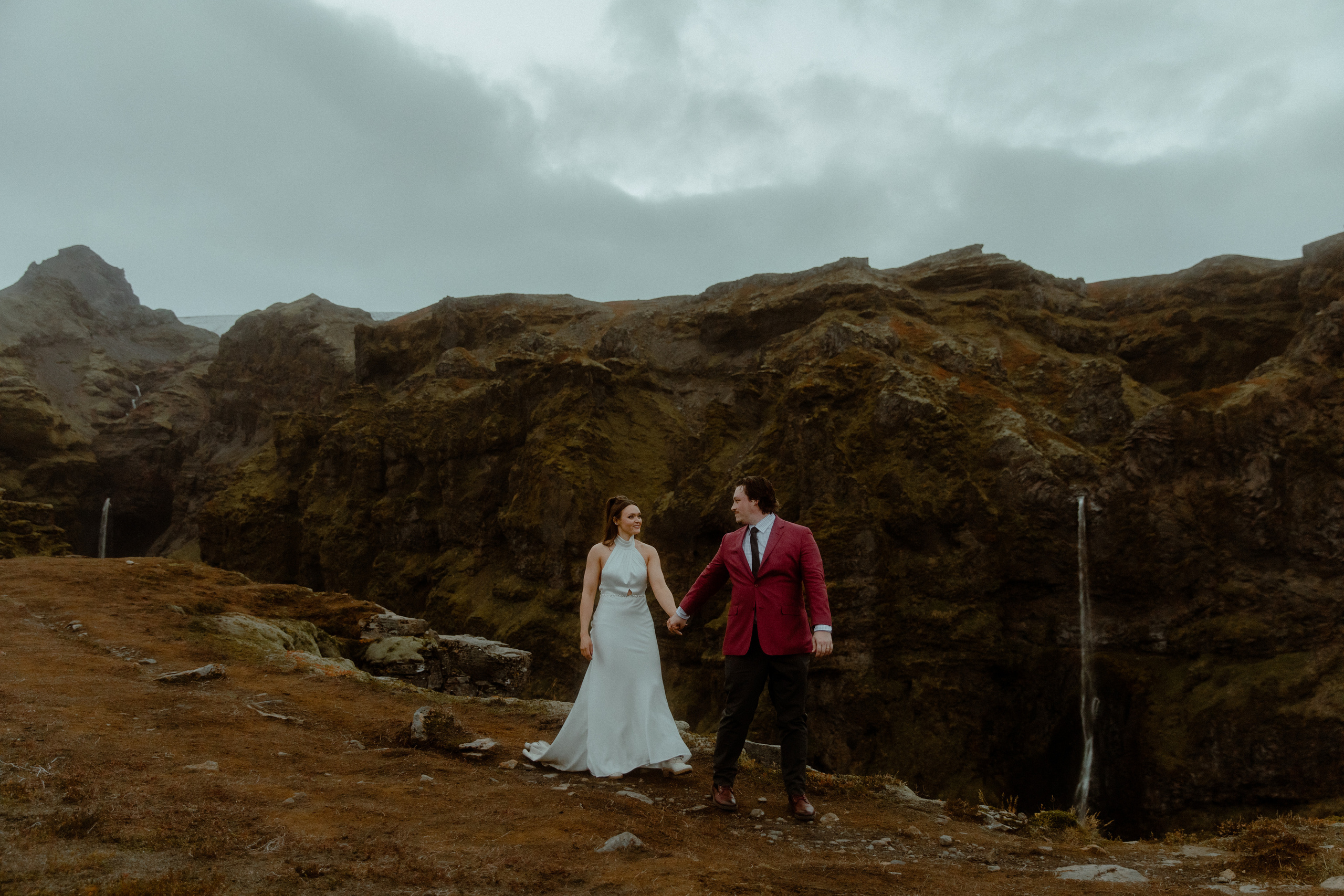 Secret hiking Elopement in Iceland. Iceland elopement photo and video | Nikolaichik Photo