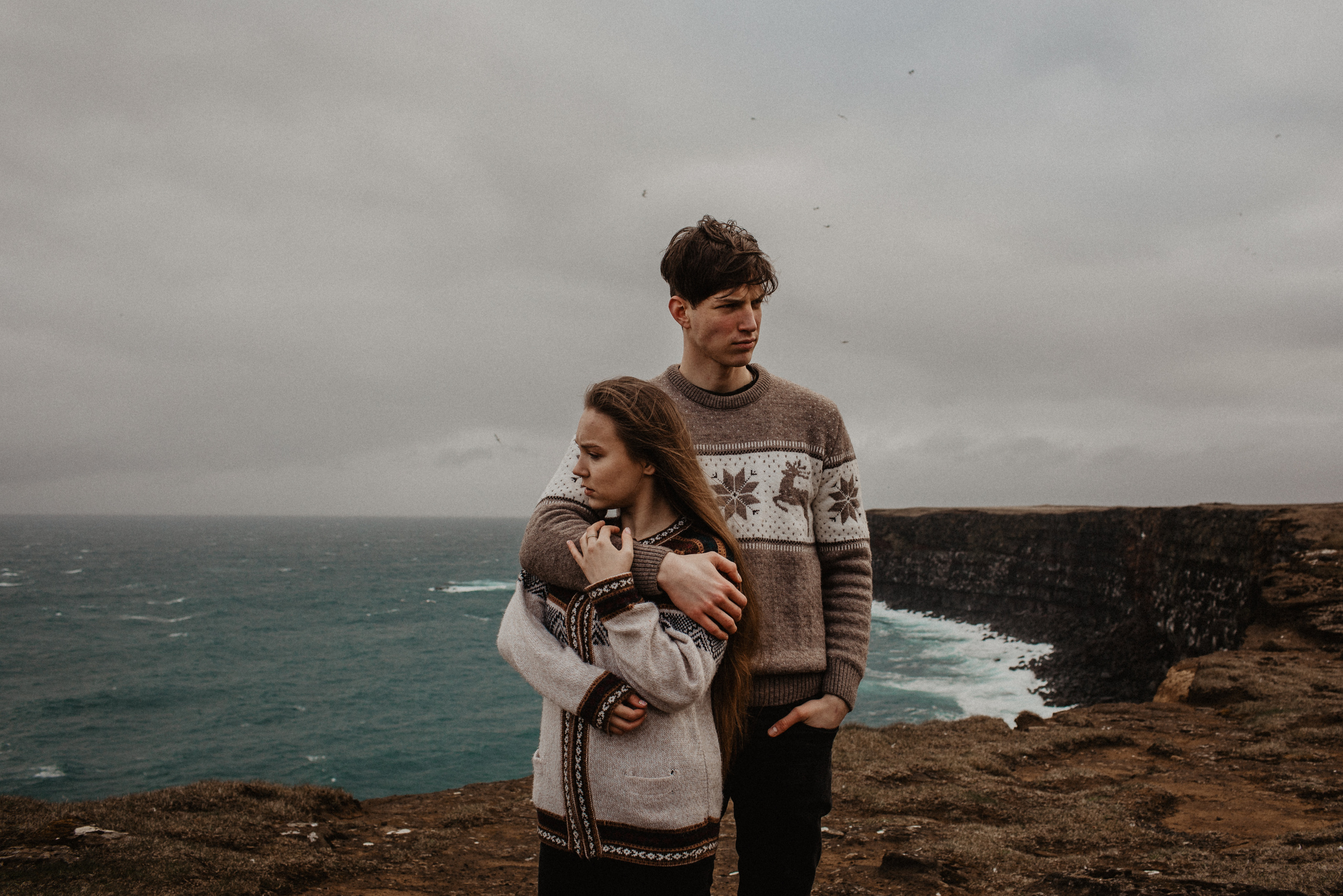 Couple photoshoot in front of volcano eruption in Iceland. Iceland elopement photo and video | Nikolaichik Photo