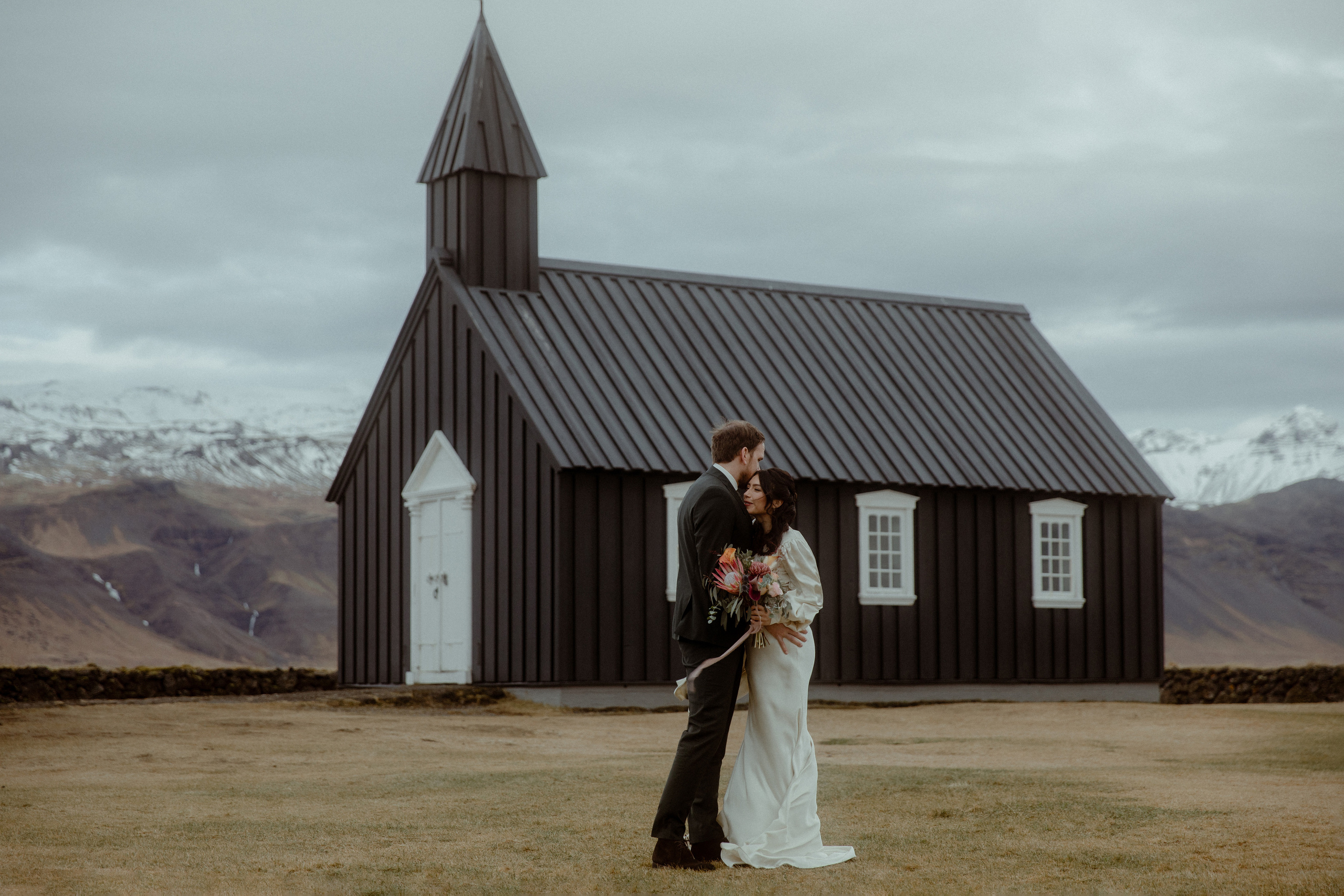 Elopement at Snaefellsnes Iceland | Wedding photos with Icelandic horses. Iceland elopement photo and video | Nikolaichik Photo