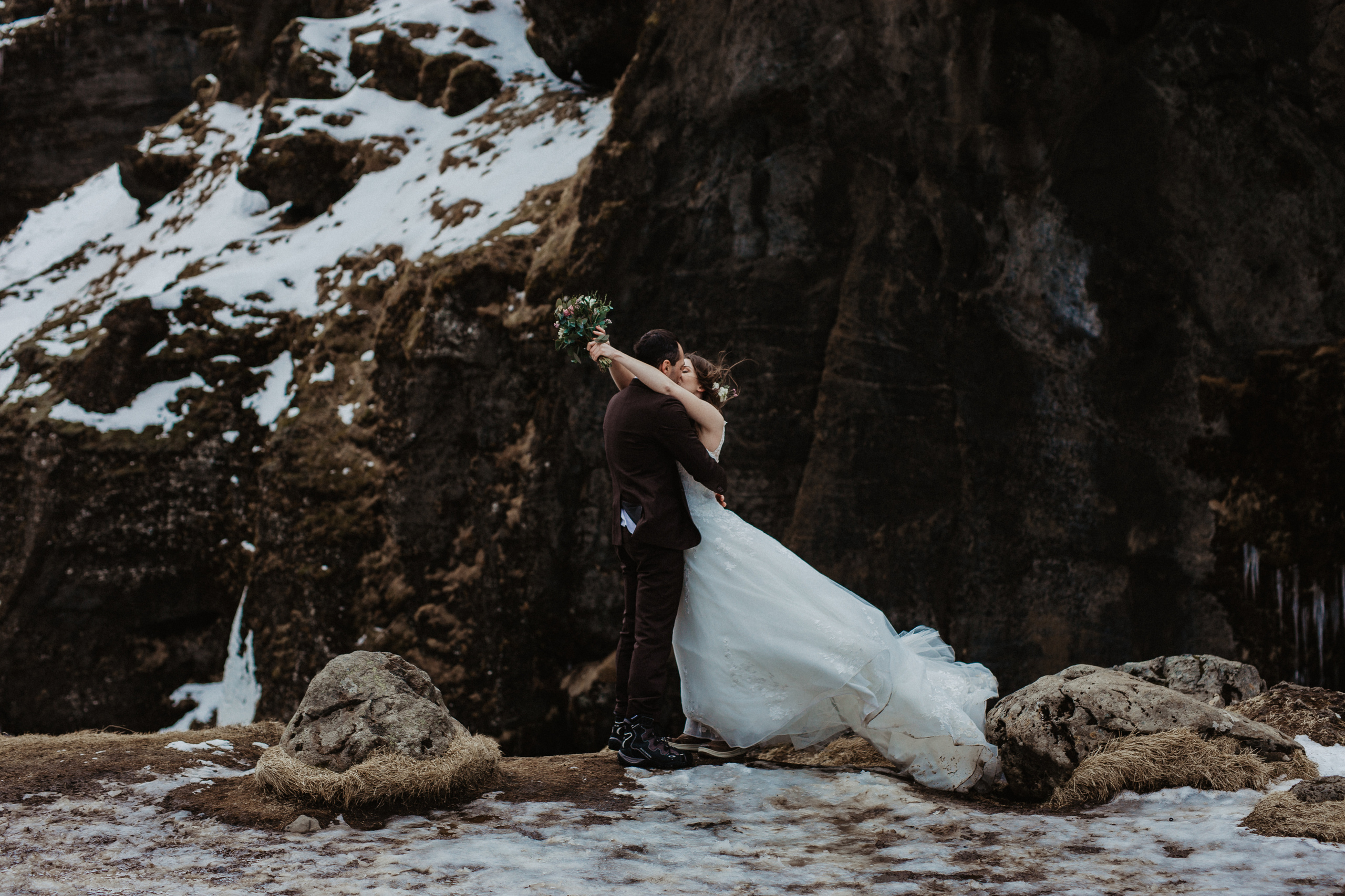 Winter Wedding in Iceland. Iceland elopement photo and video | Nikolaichik Photo