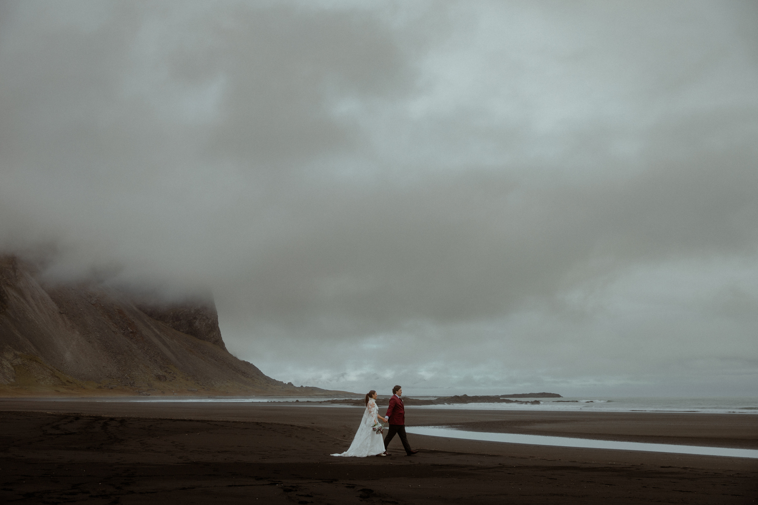 Secret hiking Elopement in Iceland. Iceland elopement photo and video | Nikolaichik Photo