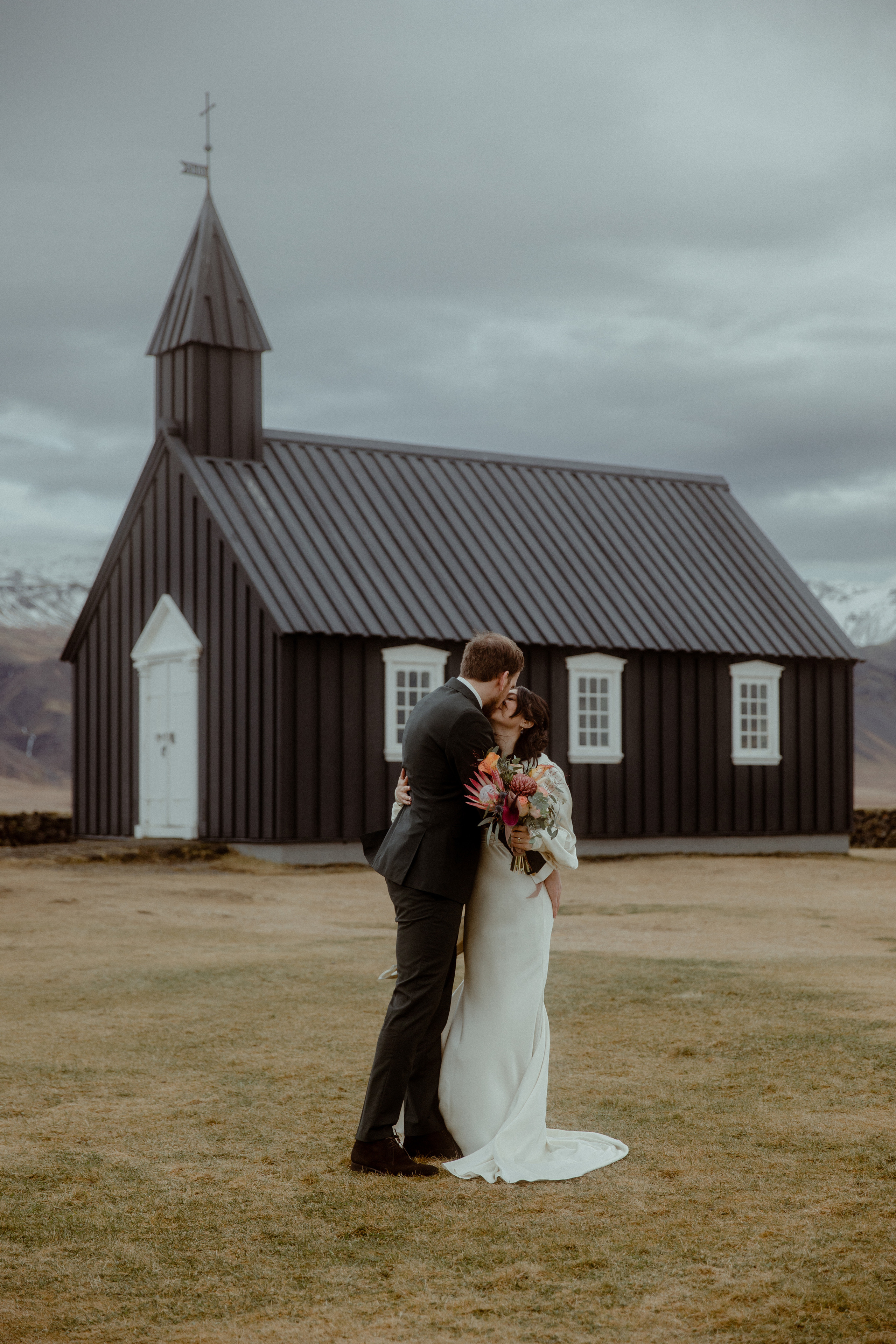 Elopement at Snaefellsnes Iceland | Wedding photos with Icelandic horses. Iceland elopement photo and video | Nikolaichik Photo
