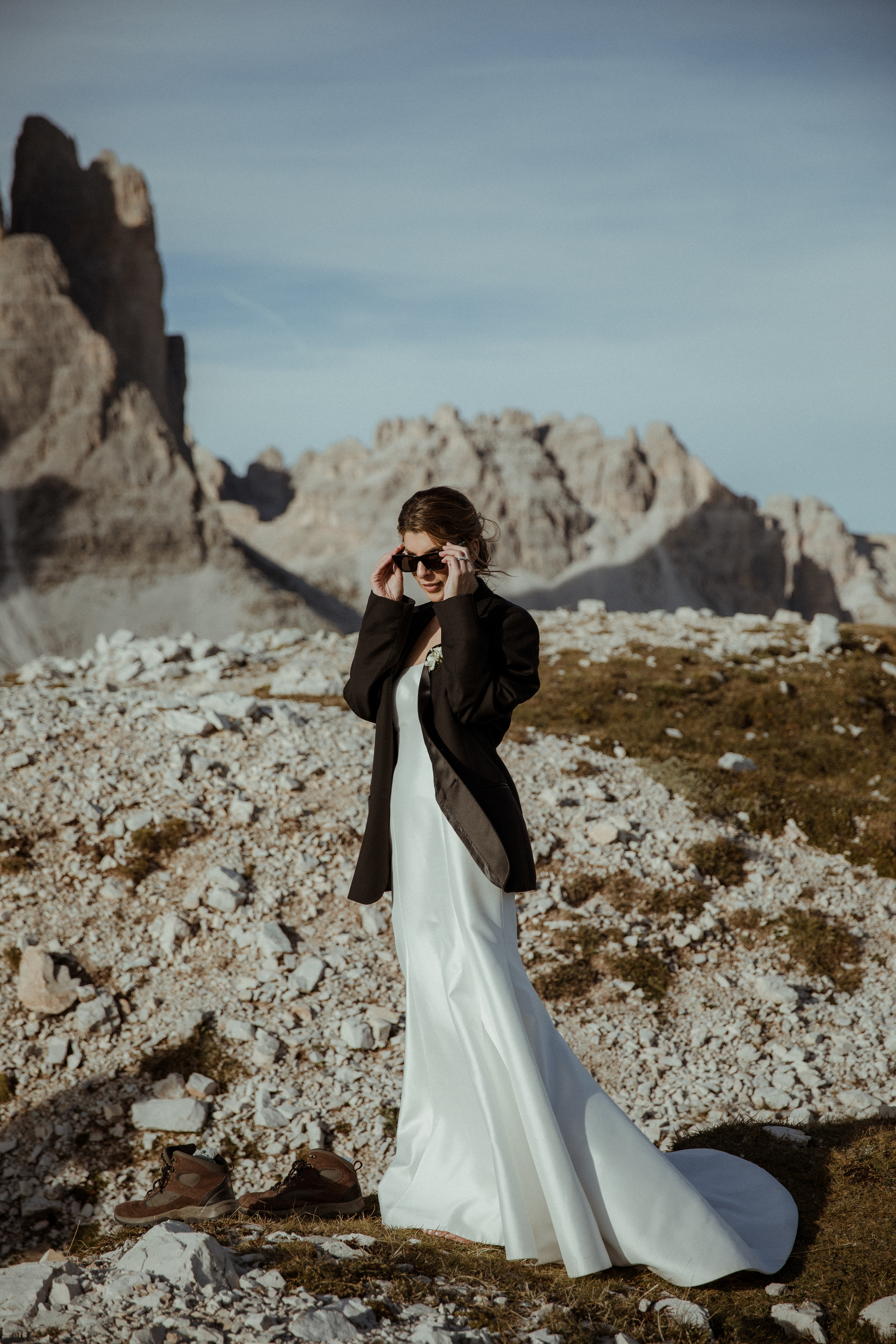 Sunrise Dolomites Elopement. Iceland elopement photographer & videographer