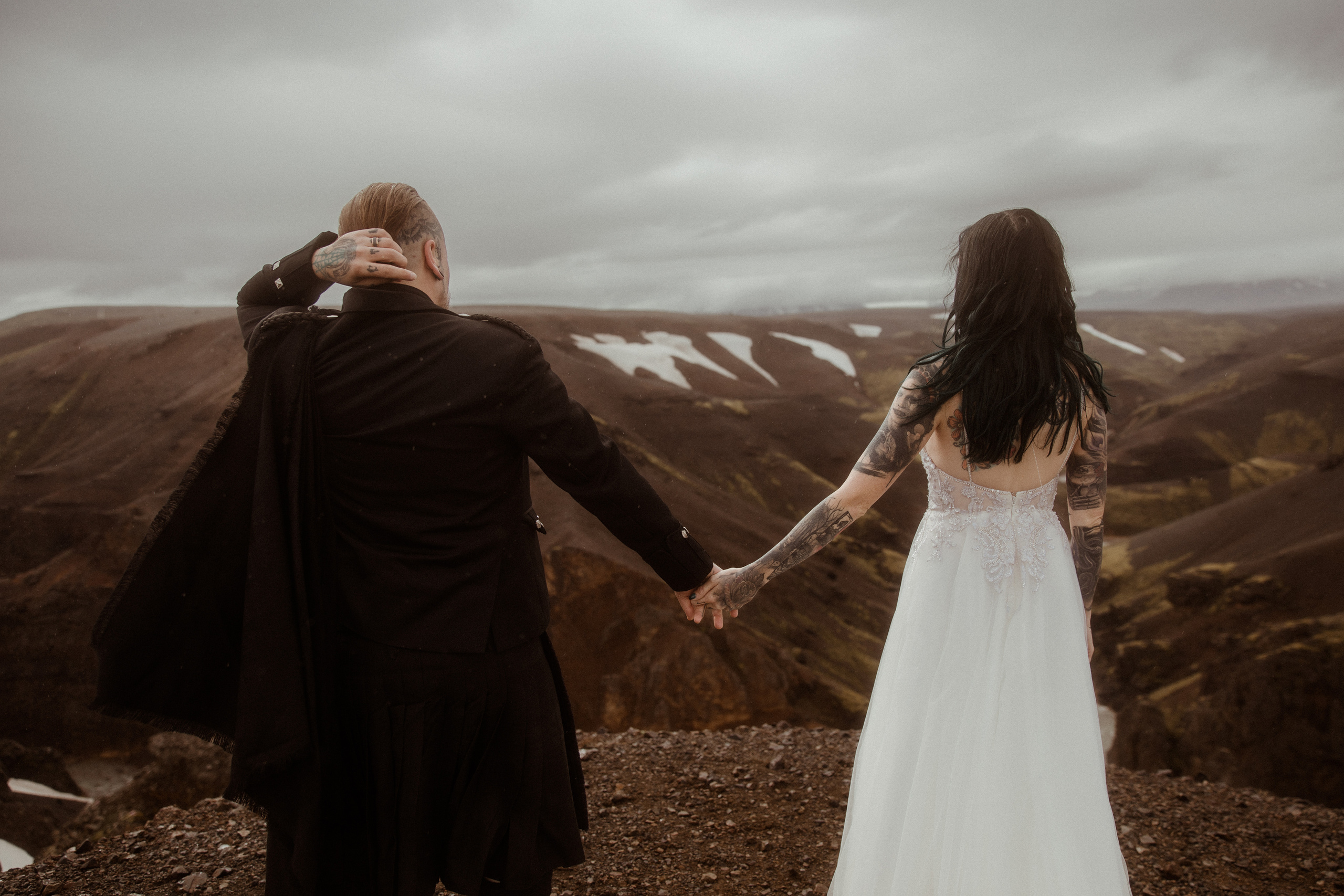 Wedding in Iceland’s Highlands. Iceland elopement photographer & videographer