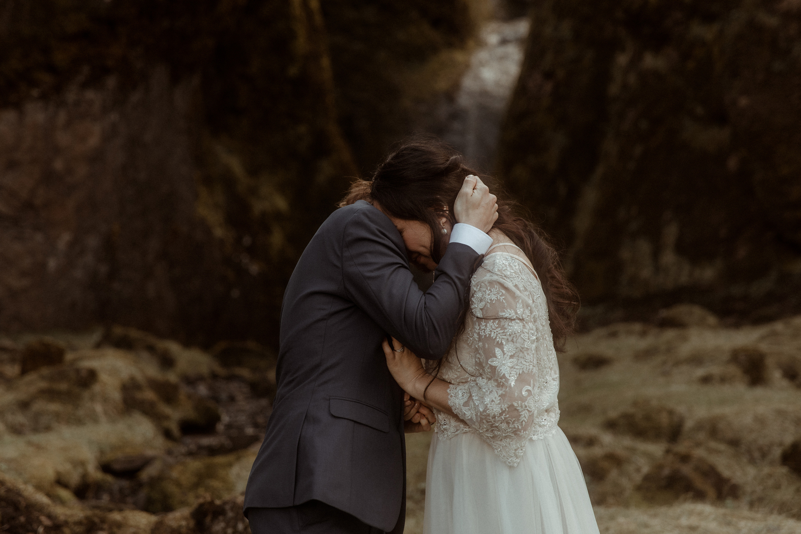 Hiking Iceland Elopement. Iceland elopement photographer & videographer